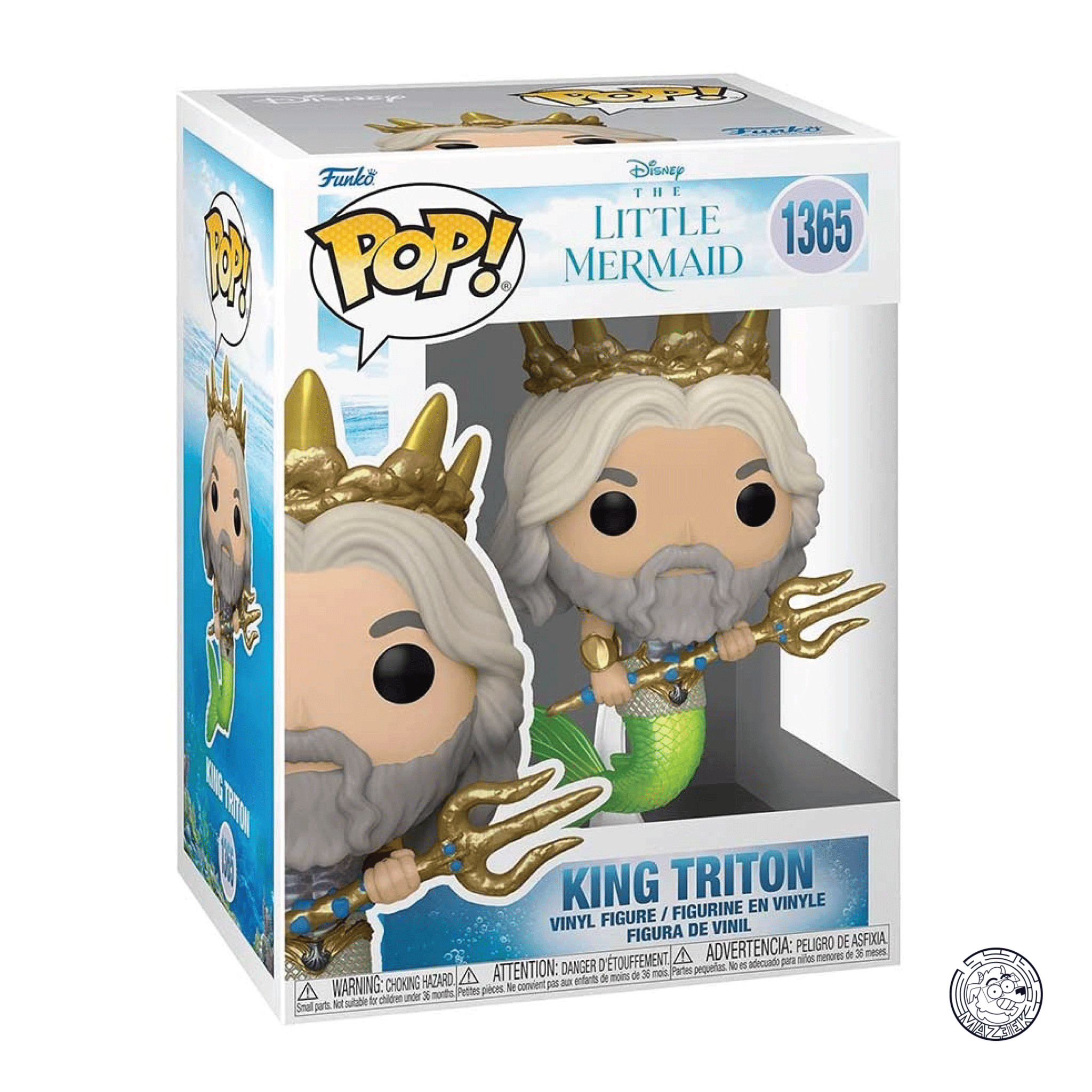 Funko POP! The Little Mermaid: King Triton 1365