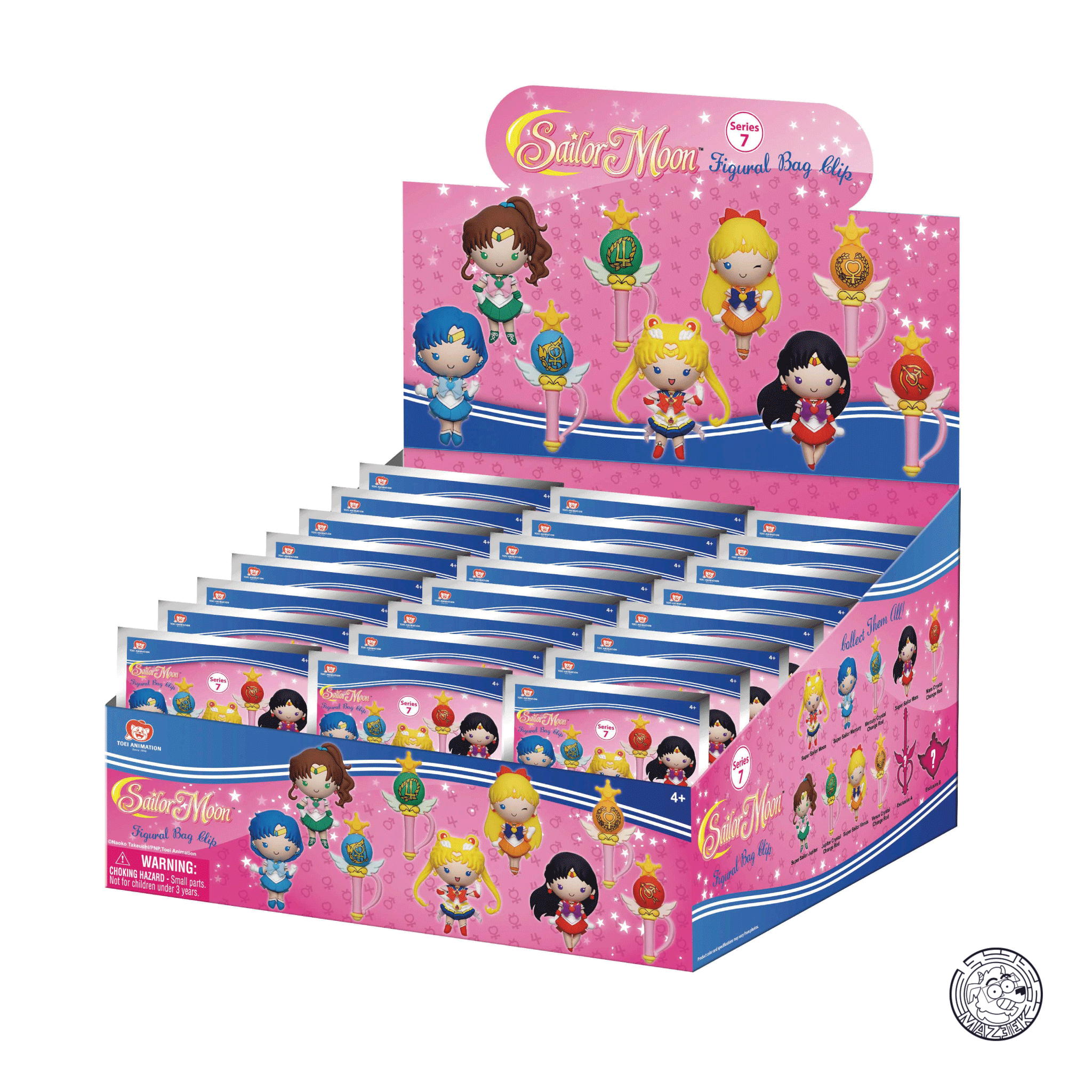 3D Foam Bag Clip - Sailor Moon - Series 7 (1 pz. random)