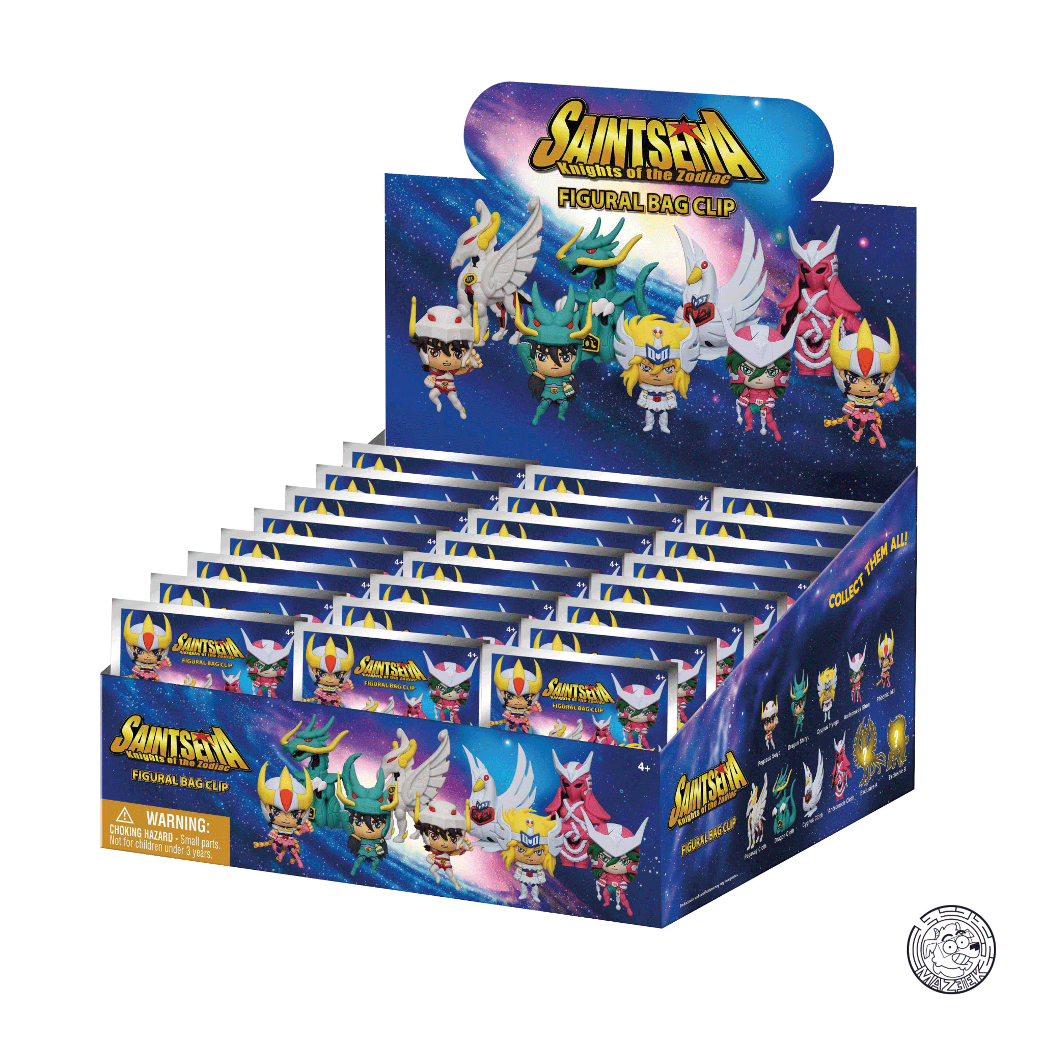 3D Foam Bag Clip - Saint Seiya - Series 1 (1 pz. random)