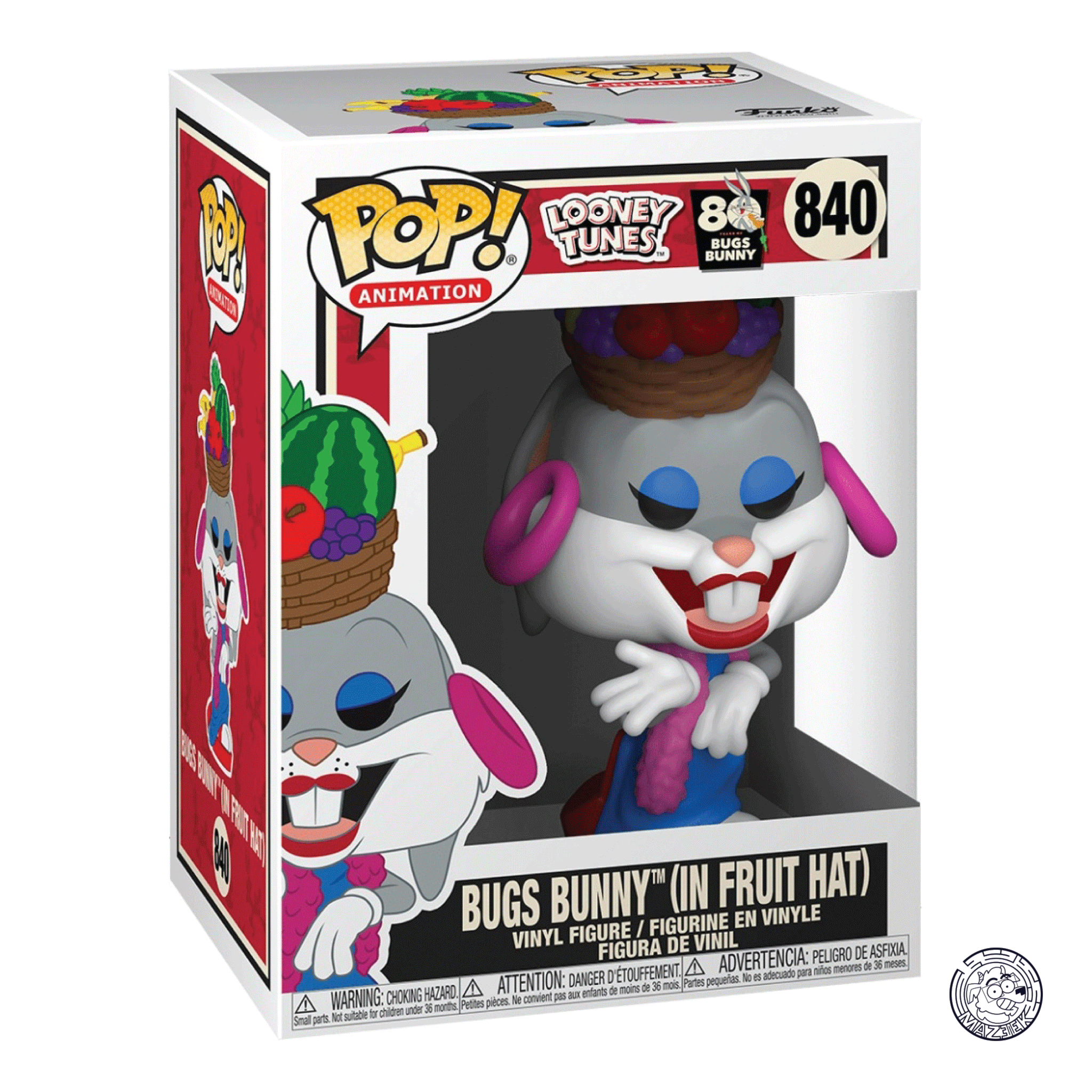 Funko POP! Looney Tunes: Bugs Bunny (in Fruit Hat) 840
