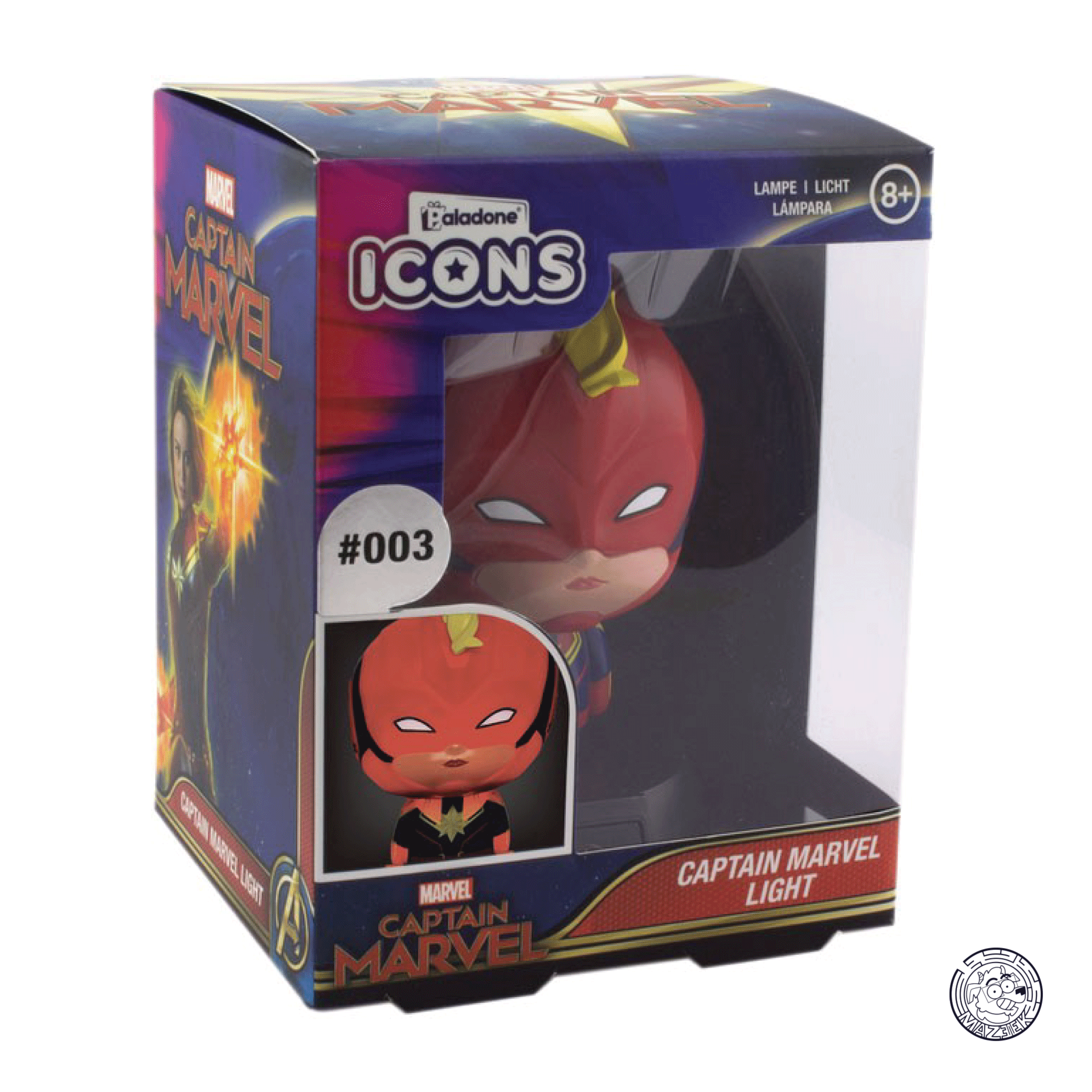 Lampada Icons - Captain Marvel