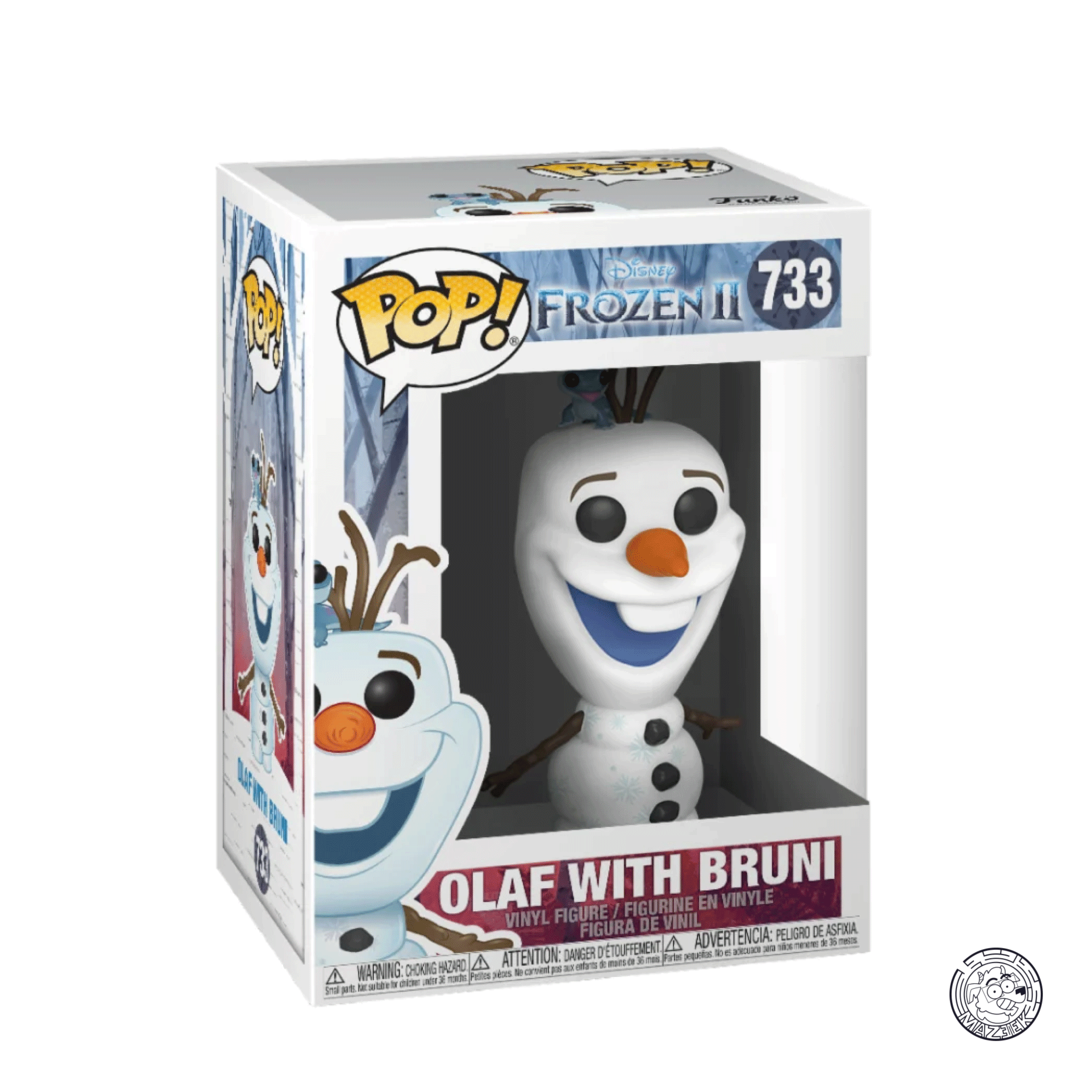 Funko POP! Frozen II: Olaf with Bruni 733