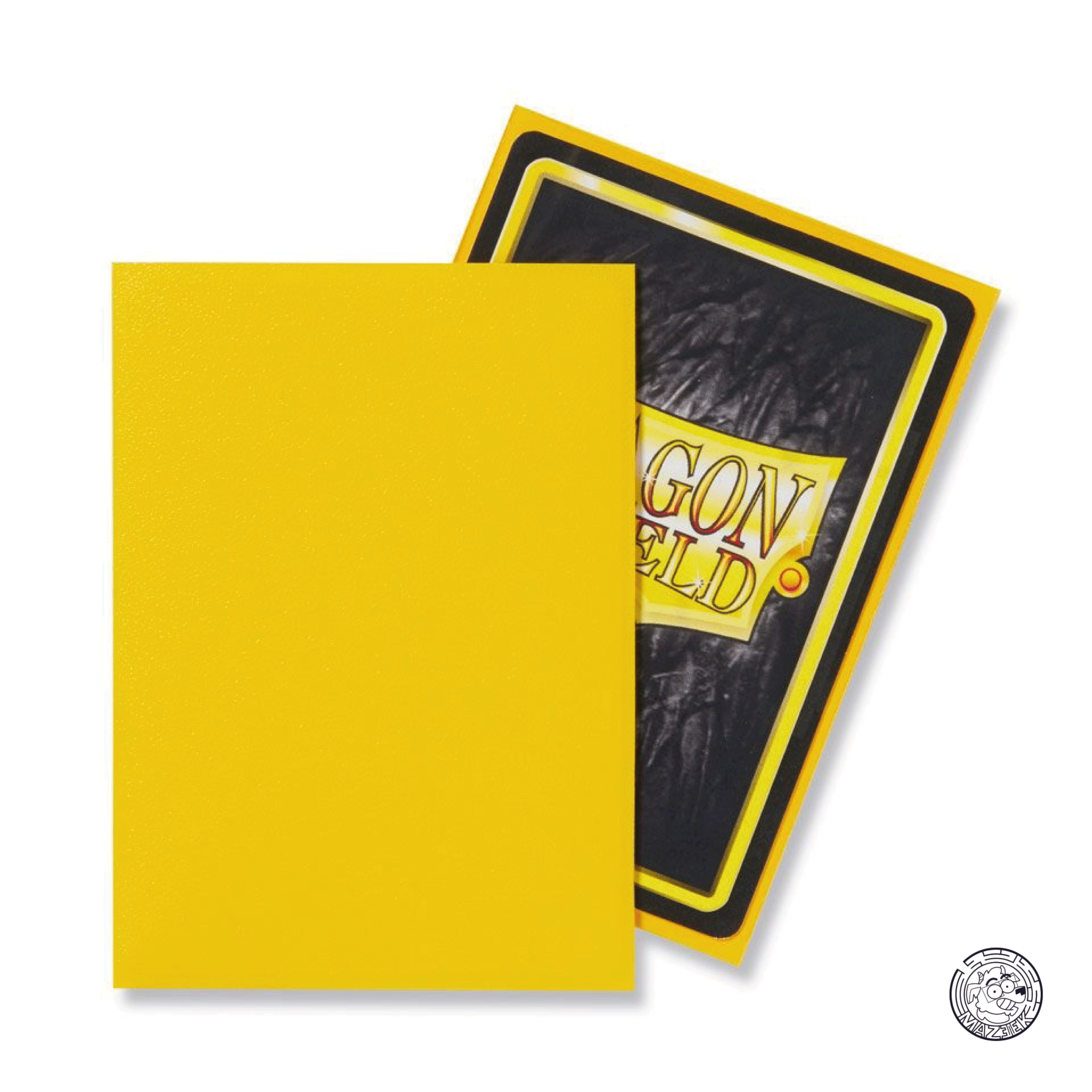 Dragon Shield - 100 Sleeves Matte: Standard Size 66,5x92,5 mm (Yellow)