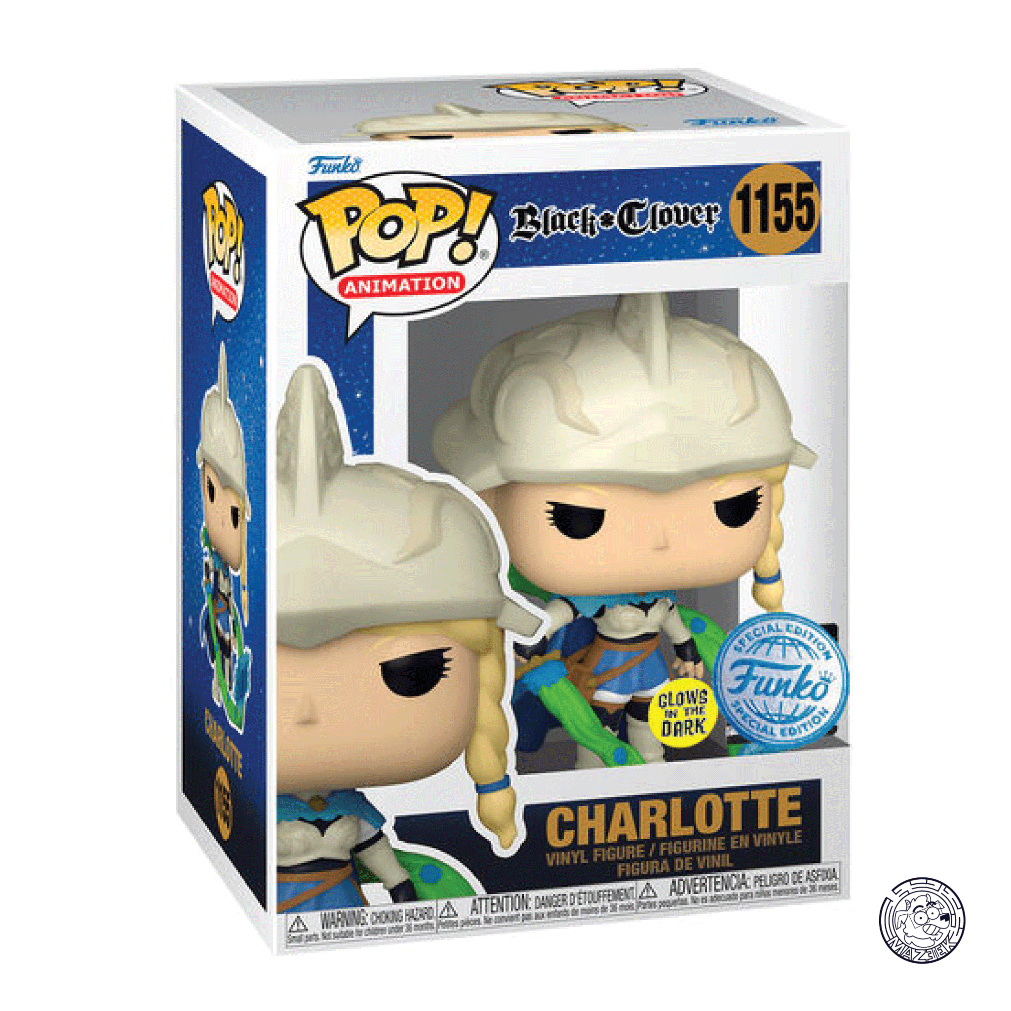 Funko POP! Black Clover: Charlotte (GITD) 1155