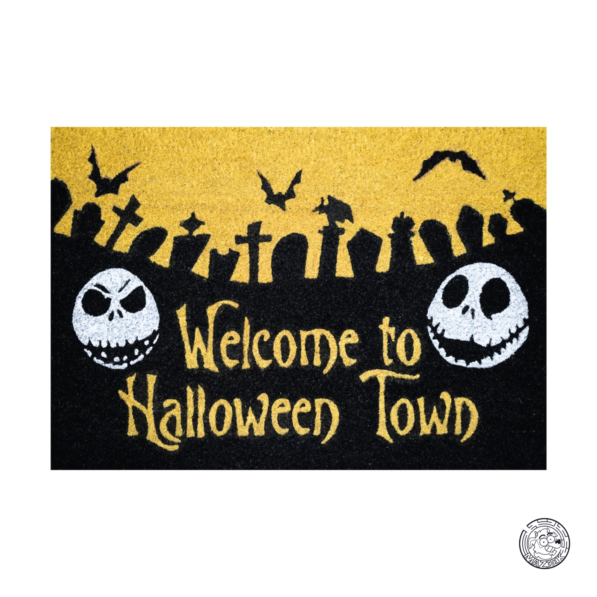 Zerbino - NBX - Welcome To Halloween Town - Doormat