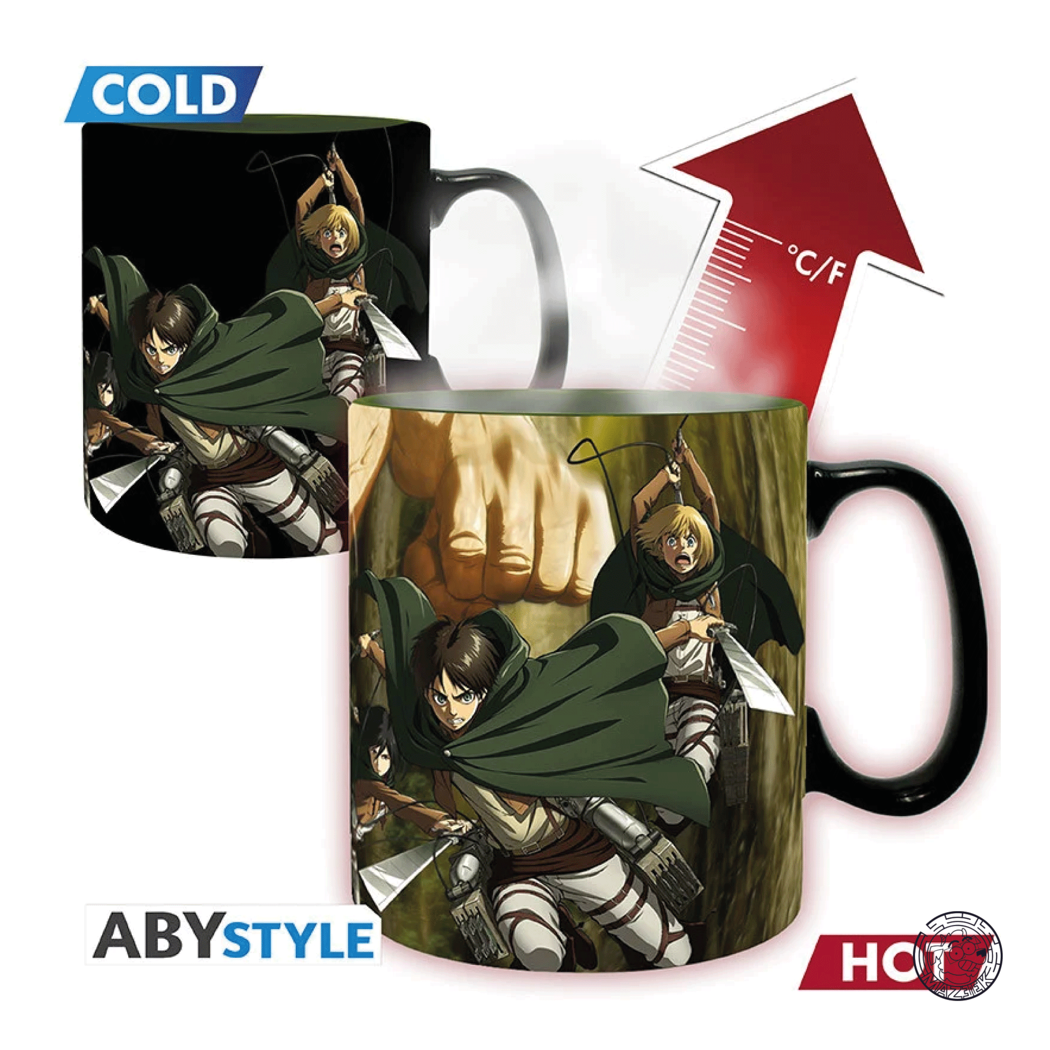 Tazza Heat Change - Attack on Titan: Season 3