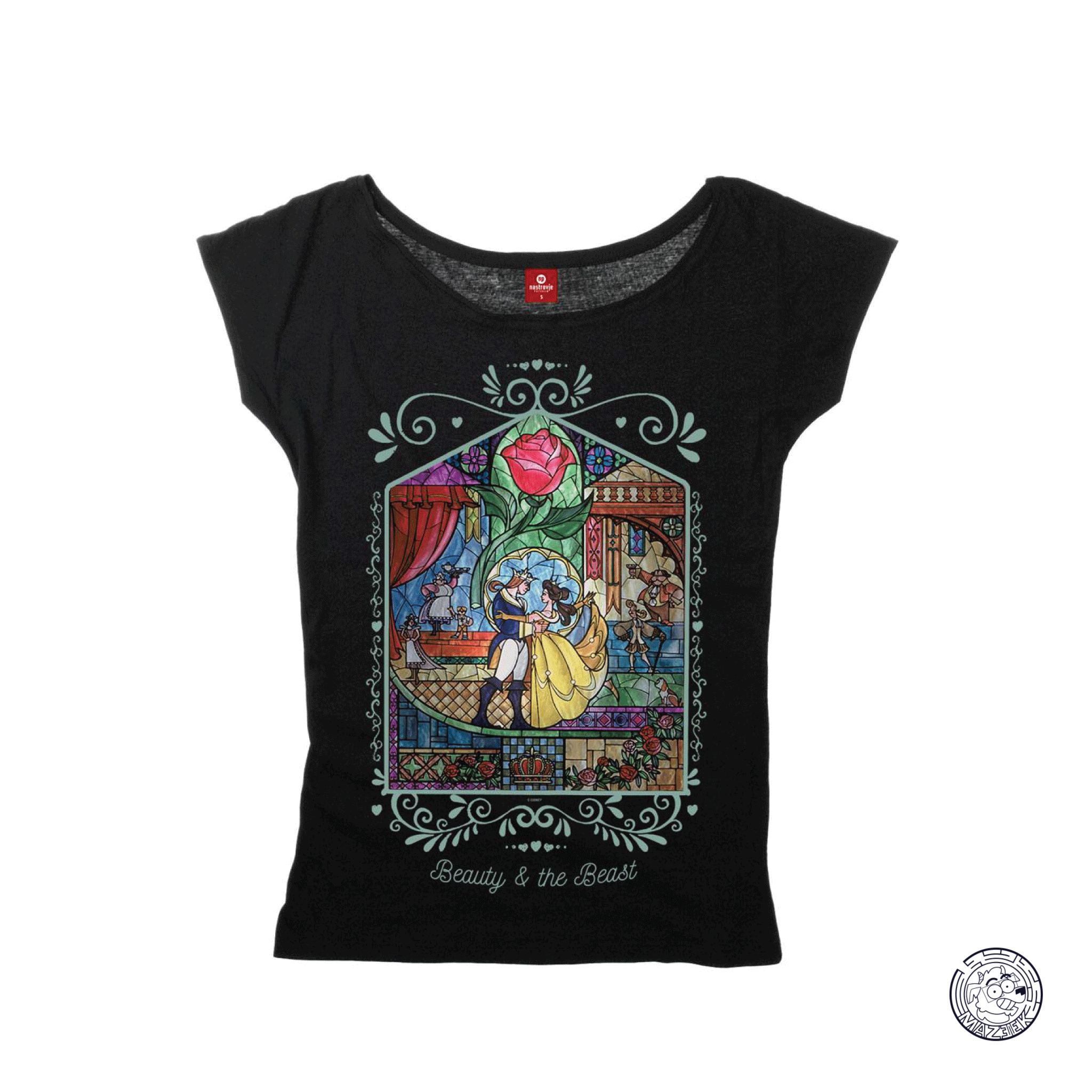 T-Shirt - Beauty and the Beast Ladies (Taglia L)