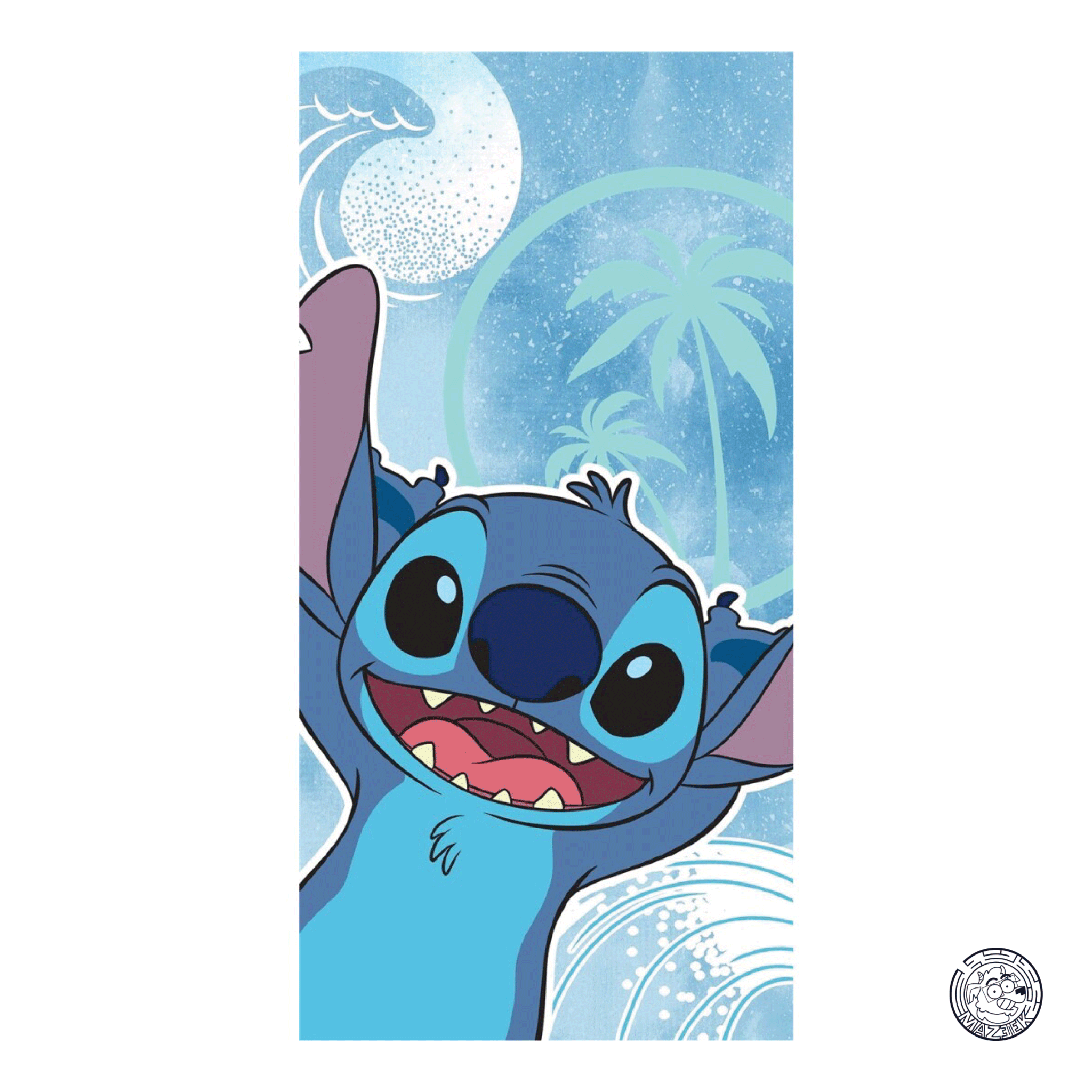 Asciugamano - LILO & STITCH - Stitch - 100% Cotton - 70x140 cm