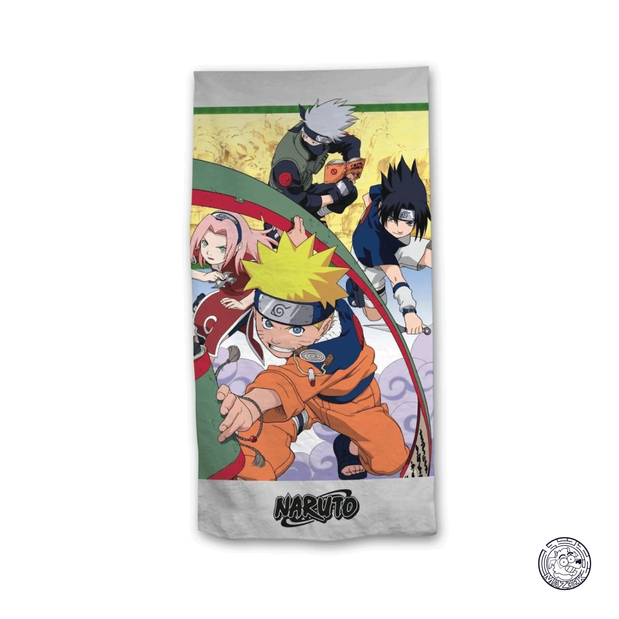 Asciugamano - NARUTO - Naruto, Sasuke, Sakura & Kakashi - 100% Cotton - 90x170 cm