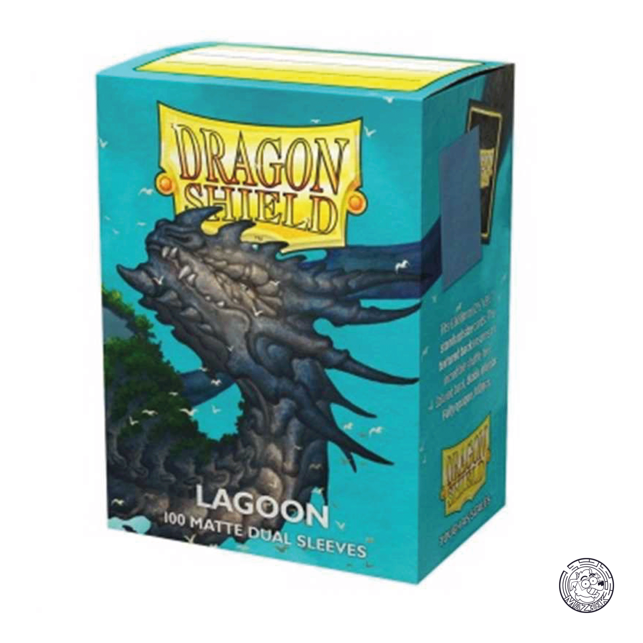 Dragon Shield - 100 Sleeves Dual Matte: Standard Size 66,5x92,5 mm (Lagoon 'Saras')