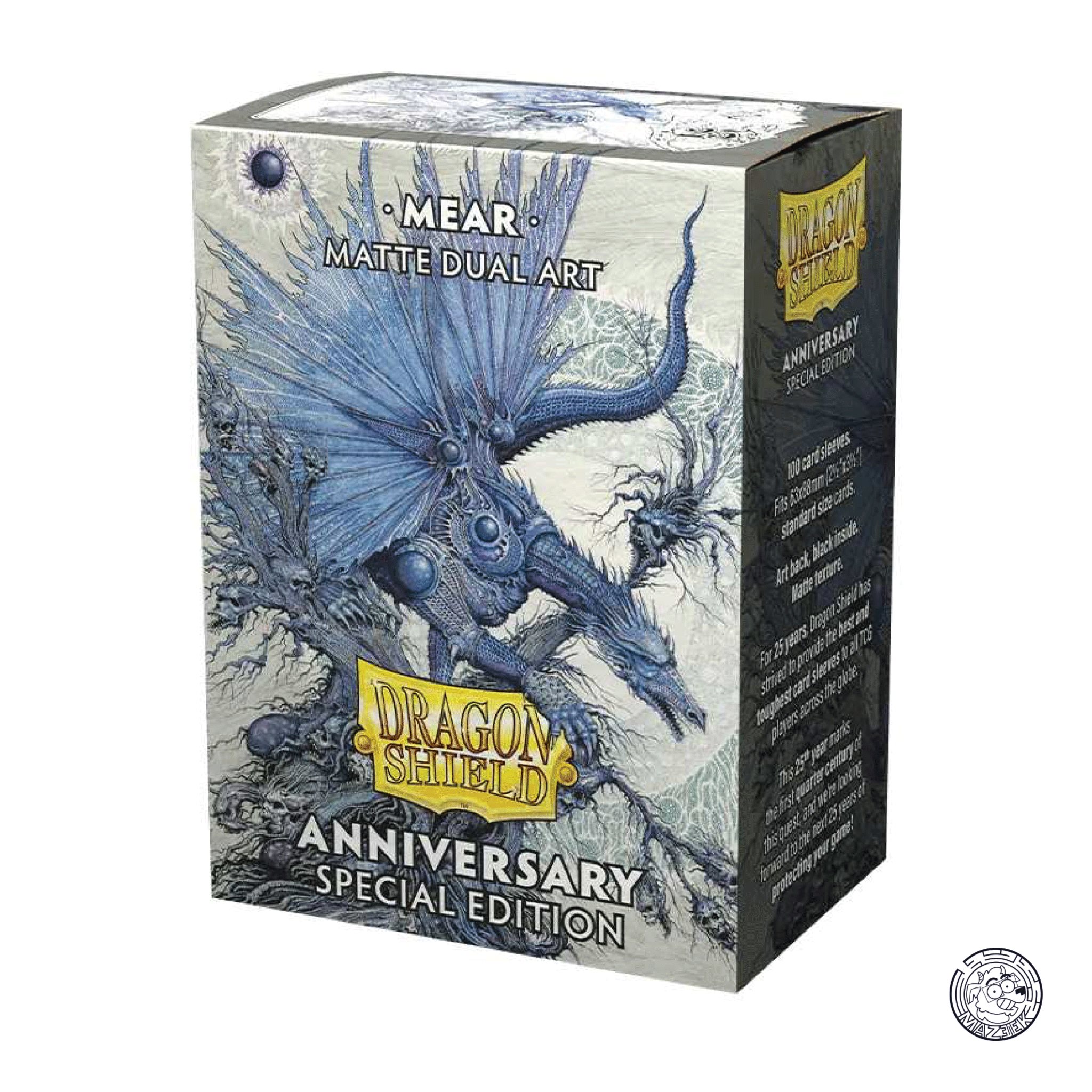 Dragon Shield - 100 Sleeves Matte Dual Archive Reprint: Standard Size 66,5x92,5 mm (Mear)