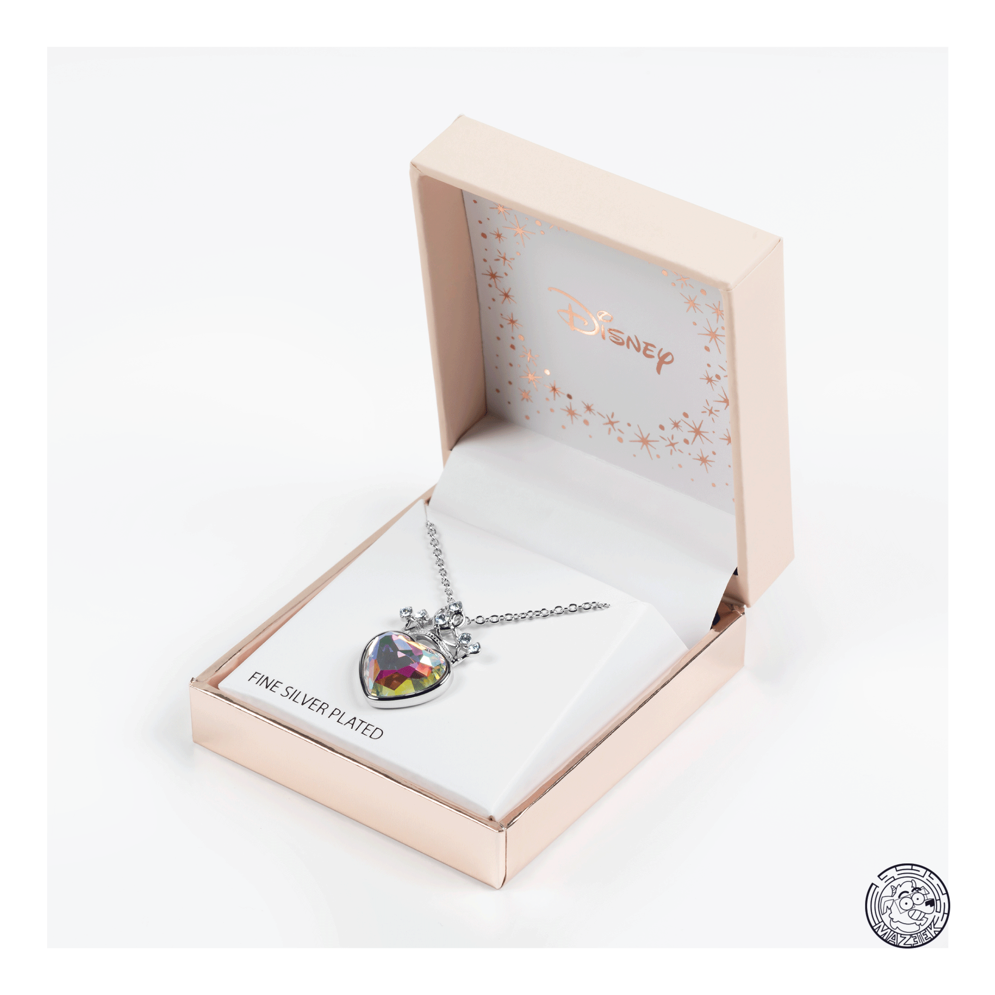 Gioielli - DISNEY - Tiara - Silver Brass Plated Necklace + Stone