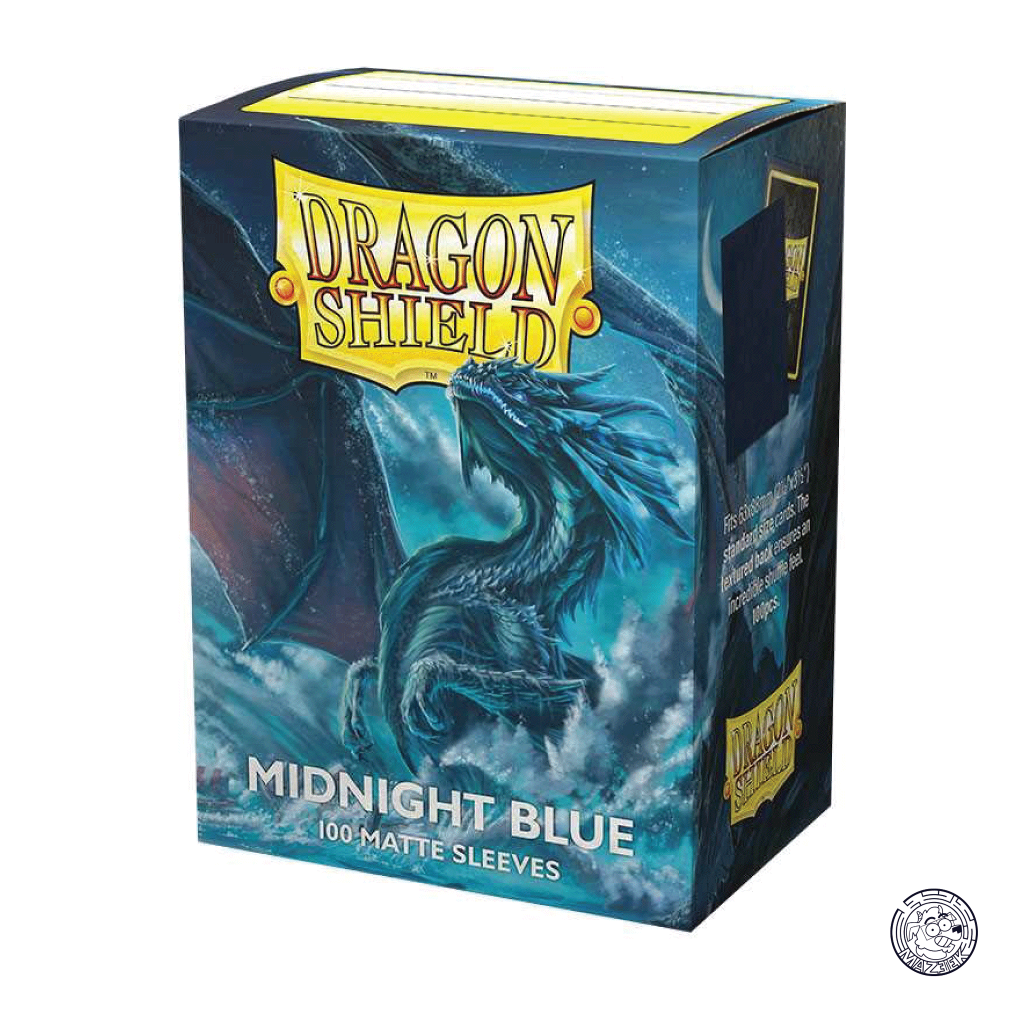 Dragon Shield - 100 Sleeves Standard: Standard Size 66,5x92,5 mm (Midnight Blue)