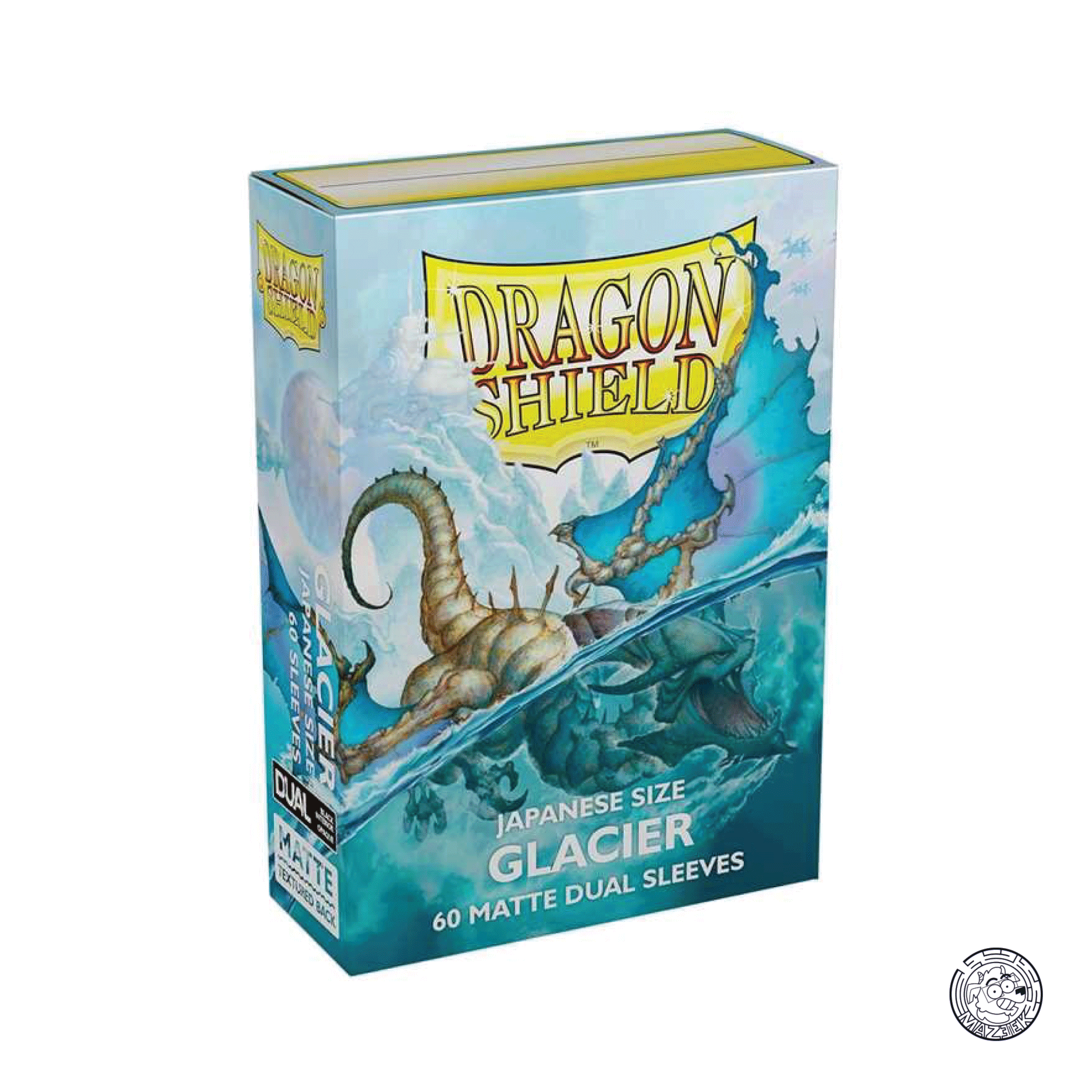 Dragon Shield - 60 Sleeves Matte Dual: Japanese Size 62x89 mm (Glacier)