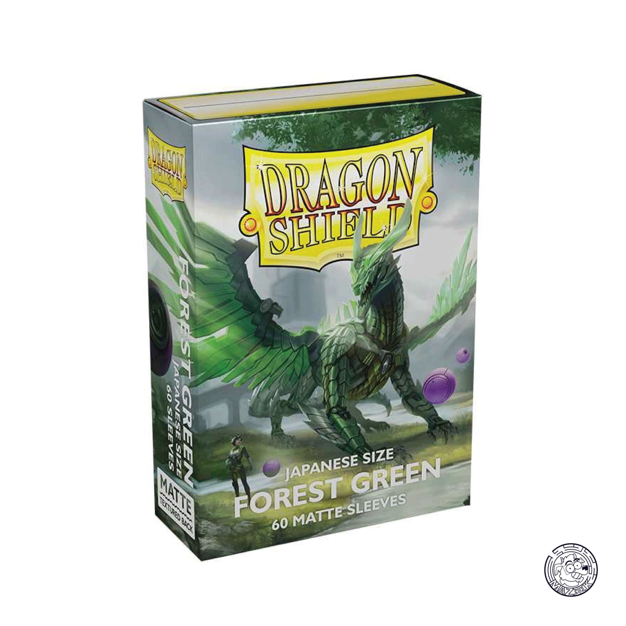 Dragon Shield - 60 Sleeves Matte: Japanese Size 62x89 mm (Forest Green)