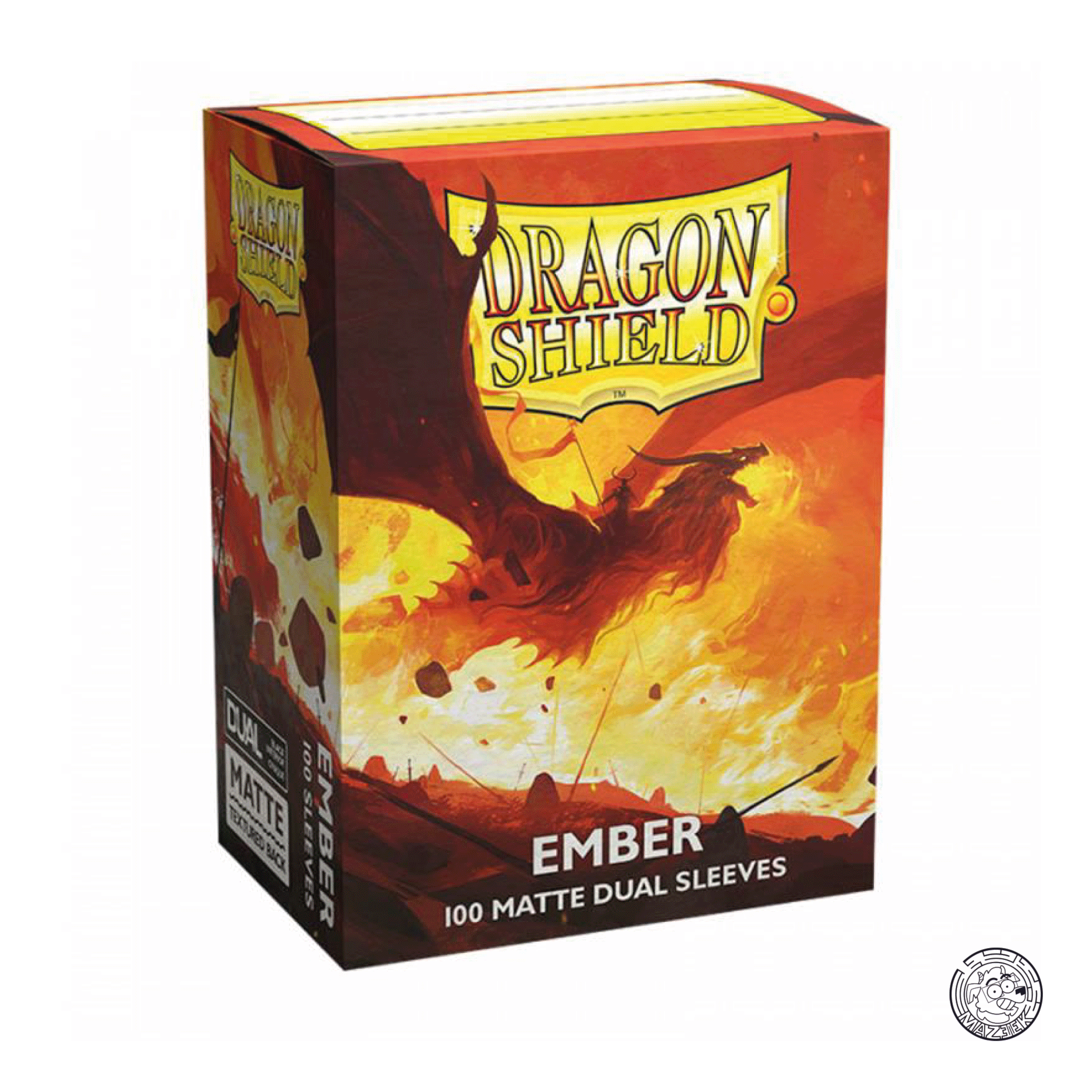 Dragon Shield - 100 Sleeves Matte Dual: Standard Size 66,5x92,5 mm (Ember)