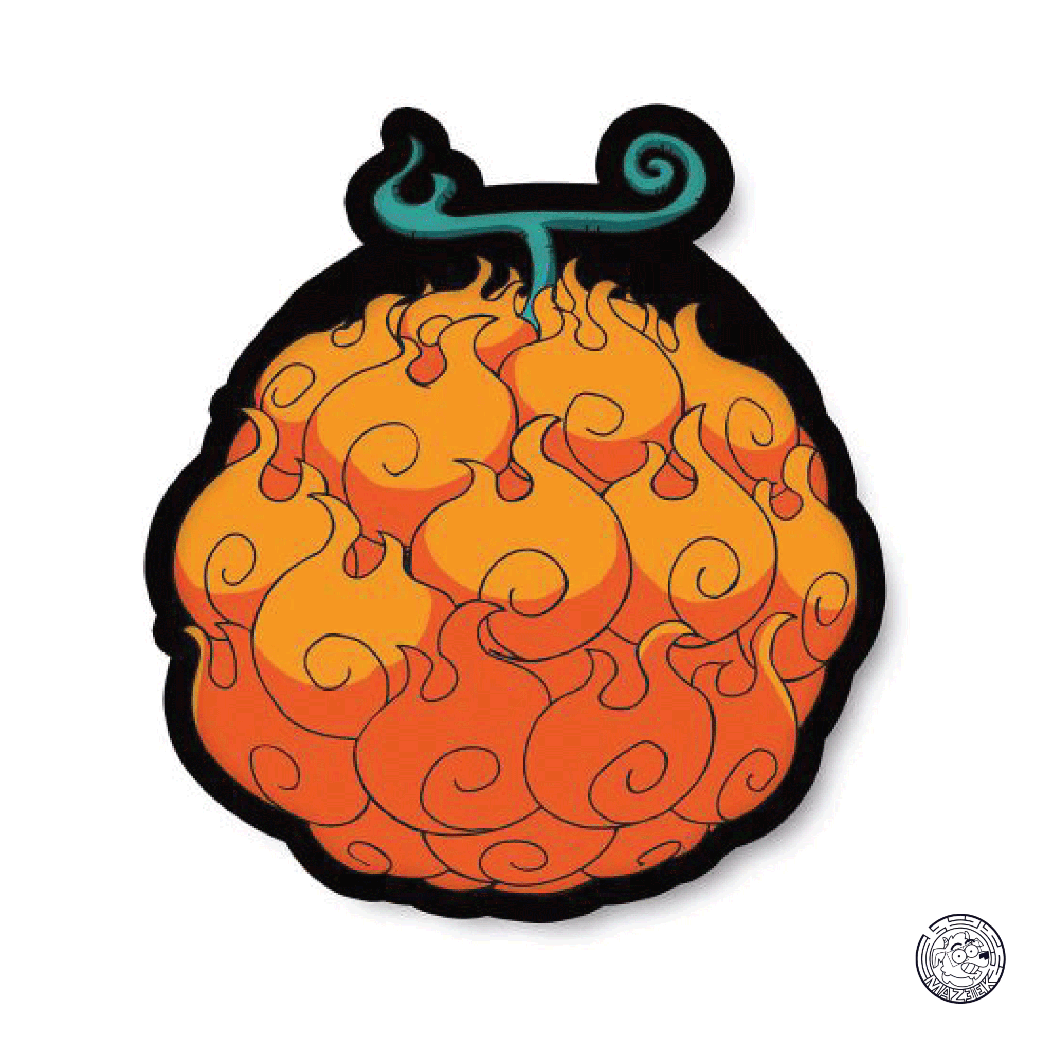 Cuscino One Piece: Mera Mera no Mi 45cm