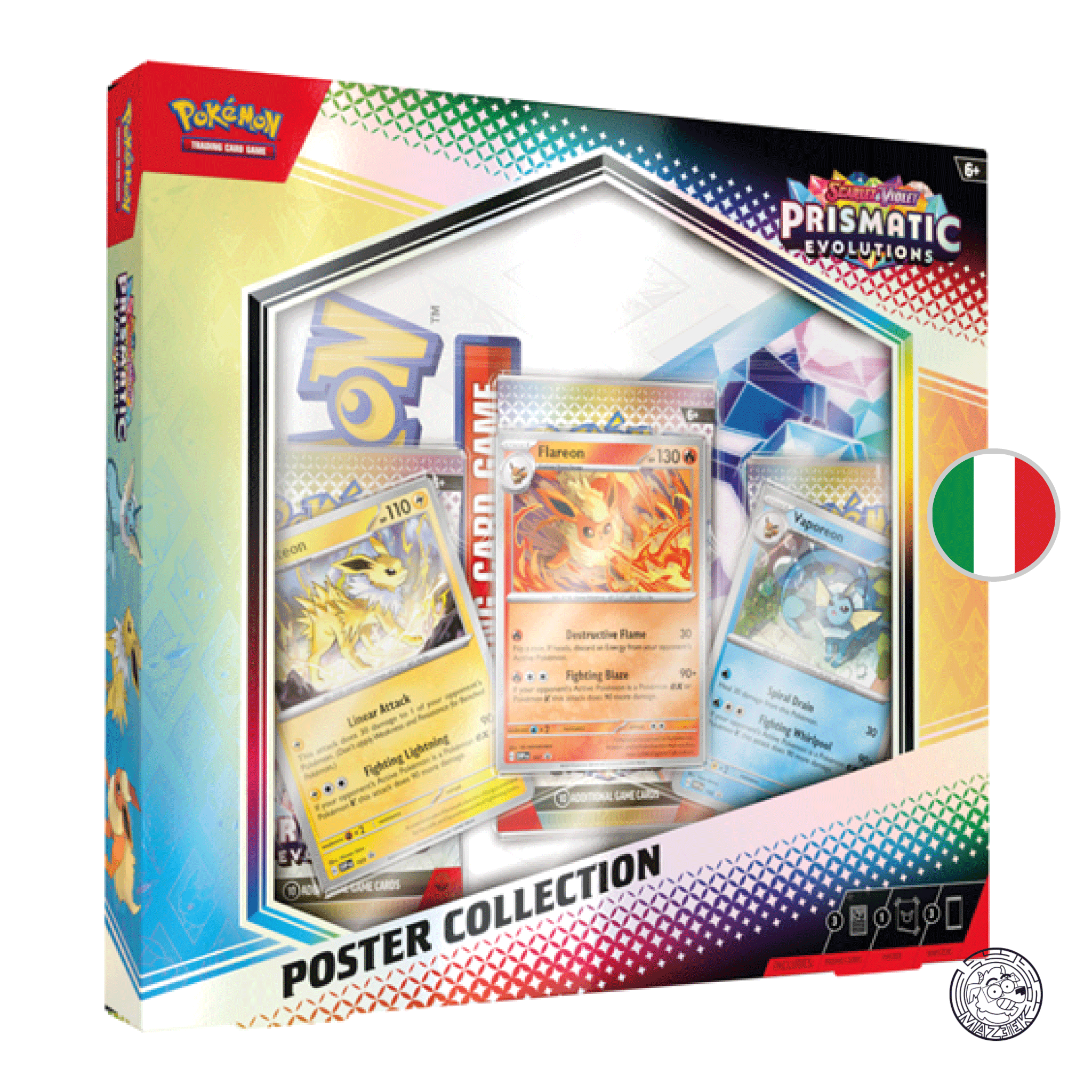 Pokemon! Collezione con poster: Scarlatto e Violetto - Evoluzioni Prismatiche ITA