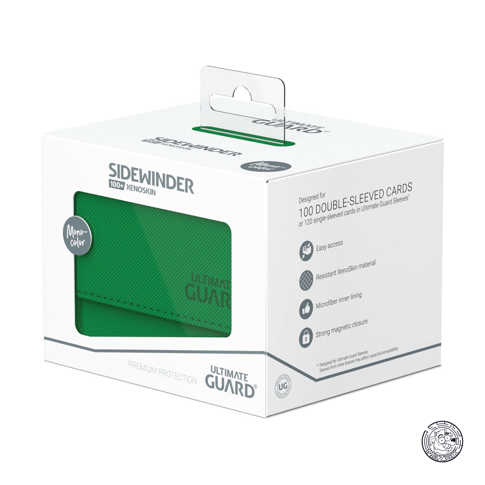 Ultimate Guard - Sidewinder 100+ XenoSkin Monocolor (Green)