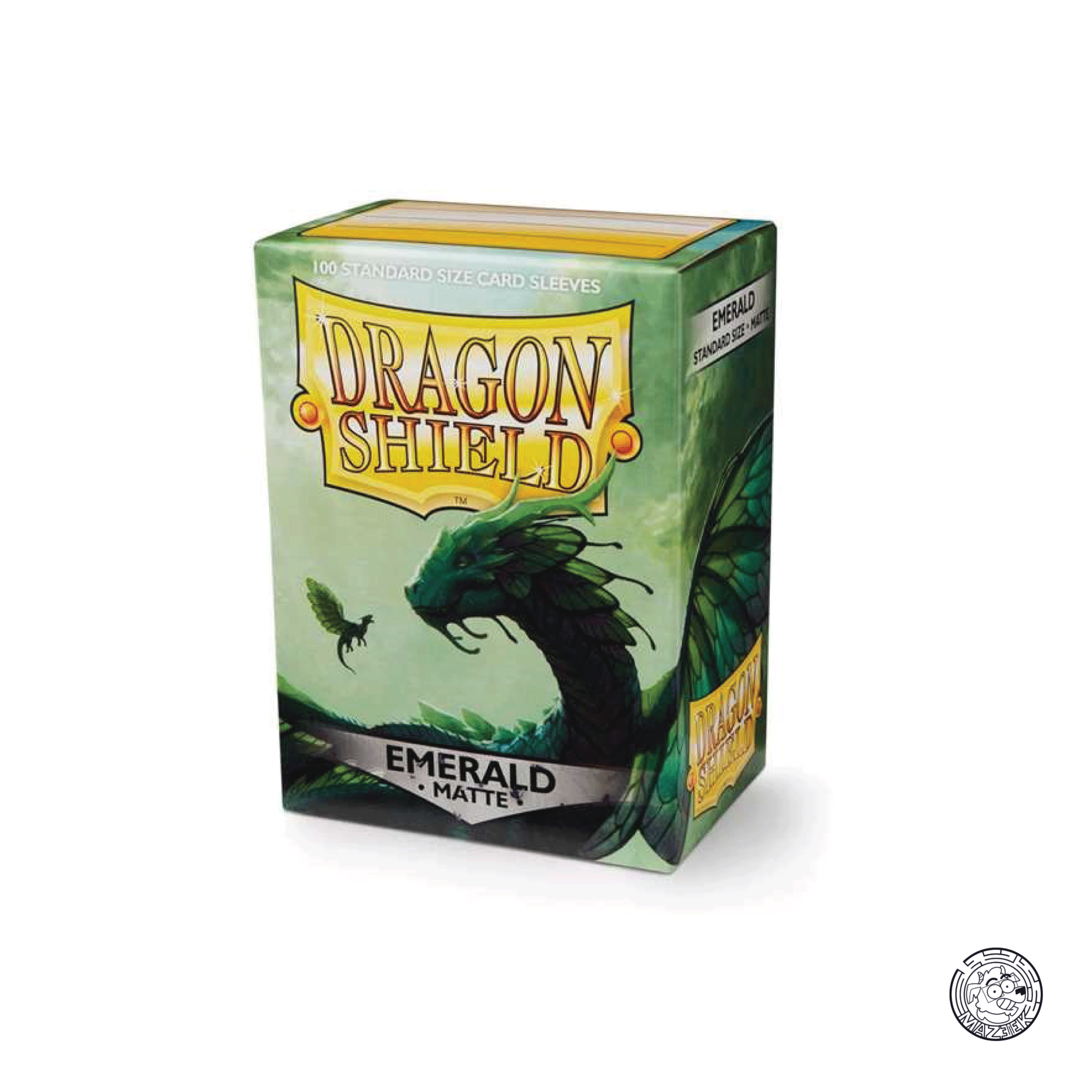 Dragon Shield - 100 Sleeves Standard: Standard Size 66,5x92,5 mm (Emerald)