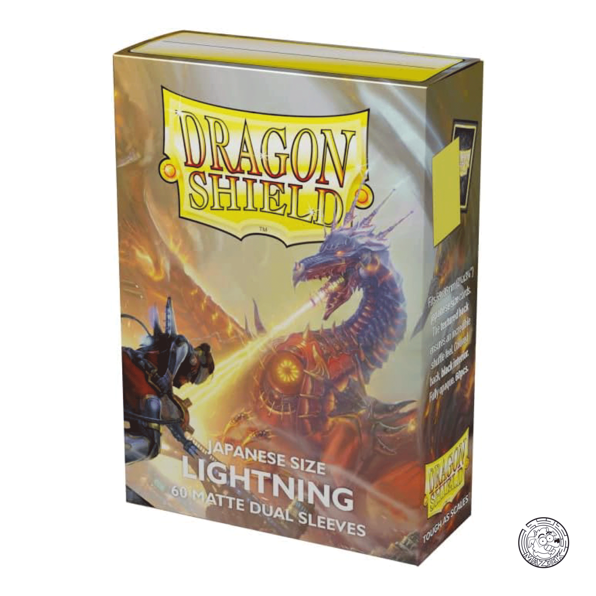 Dragon Shield - 60 Sleeves Matte Dual: Japanese Size 62x89 mm (Lightning)
