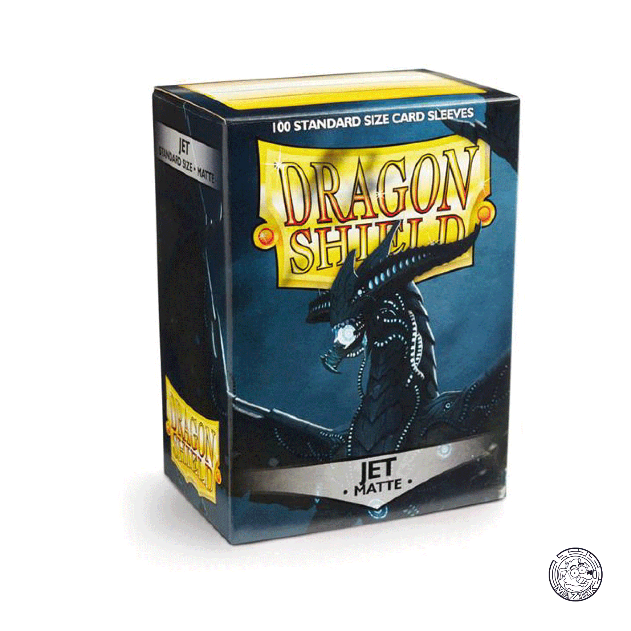 Dragon Shield - 100 Sleeves Matte: Standard Size 66,5x92,5 mm (Jet)