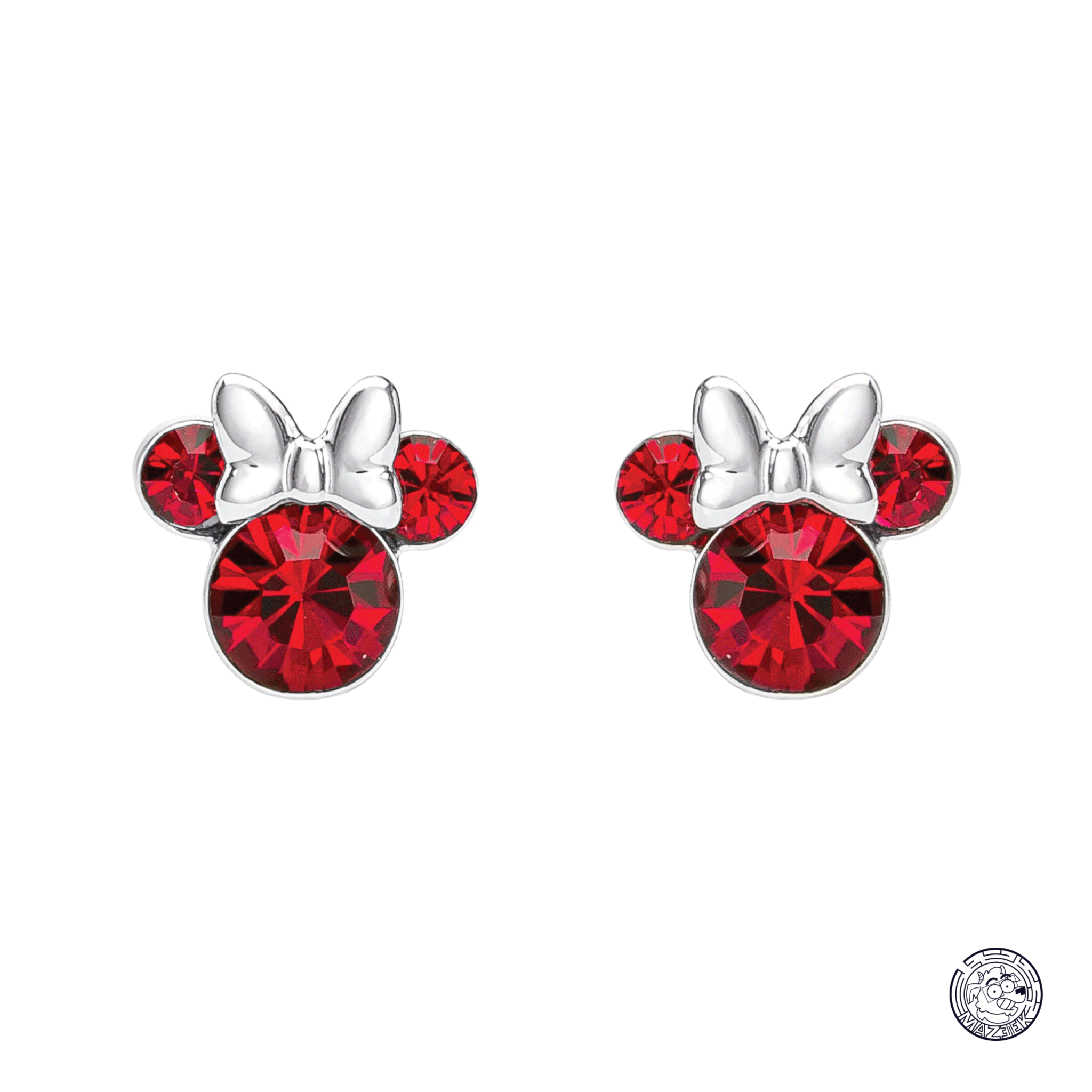 Gioielli - MINNIE - Stud Birthstone Earrings in Plated Brass - July