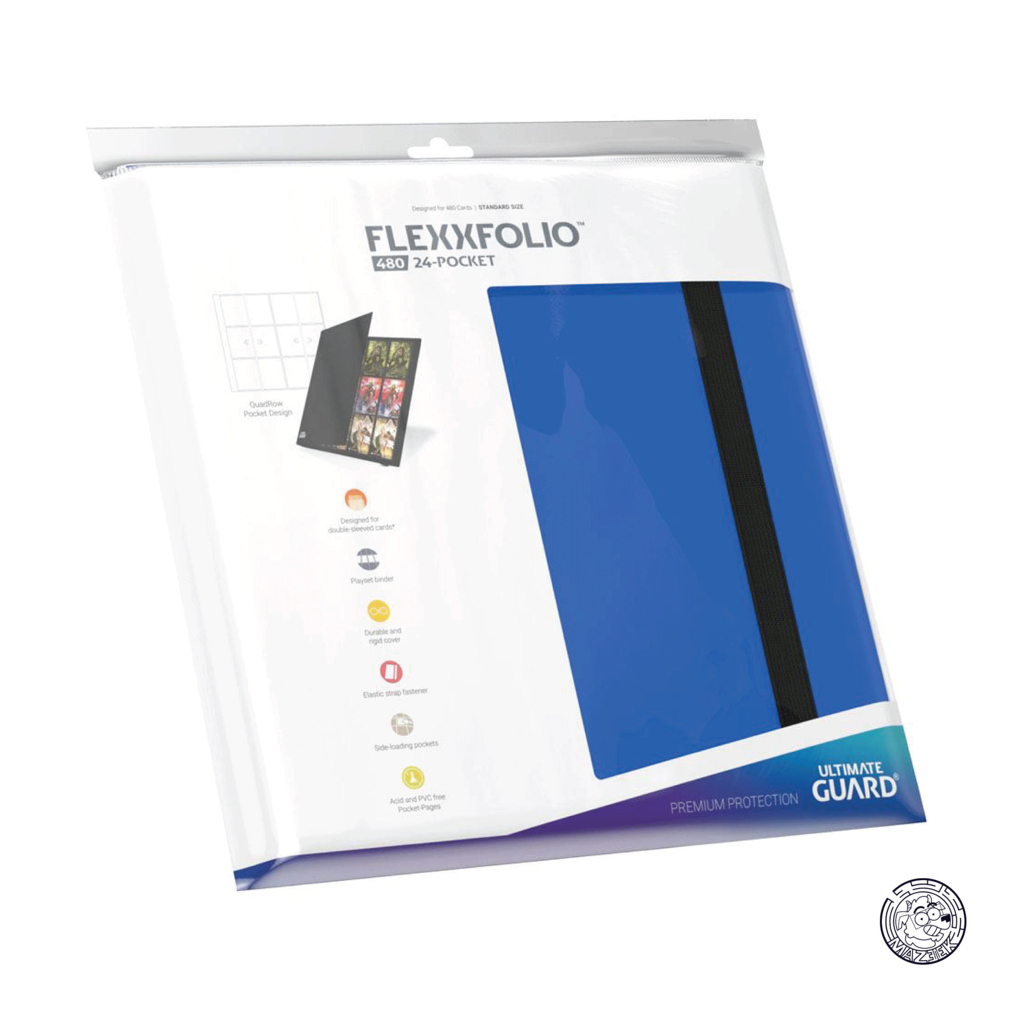 Ultimate Guard - Flexxfolio 480 - 24-Pocket Quadrow (Blue)