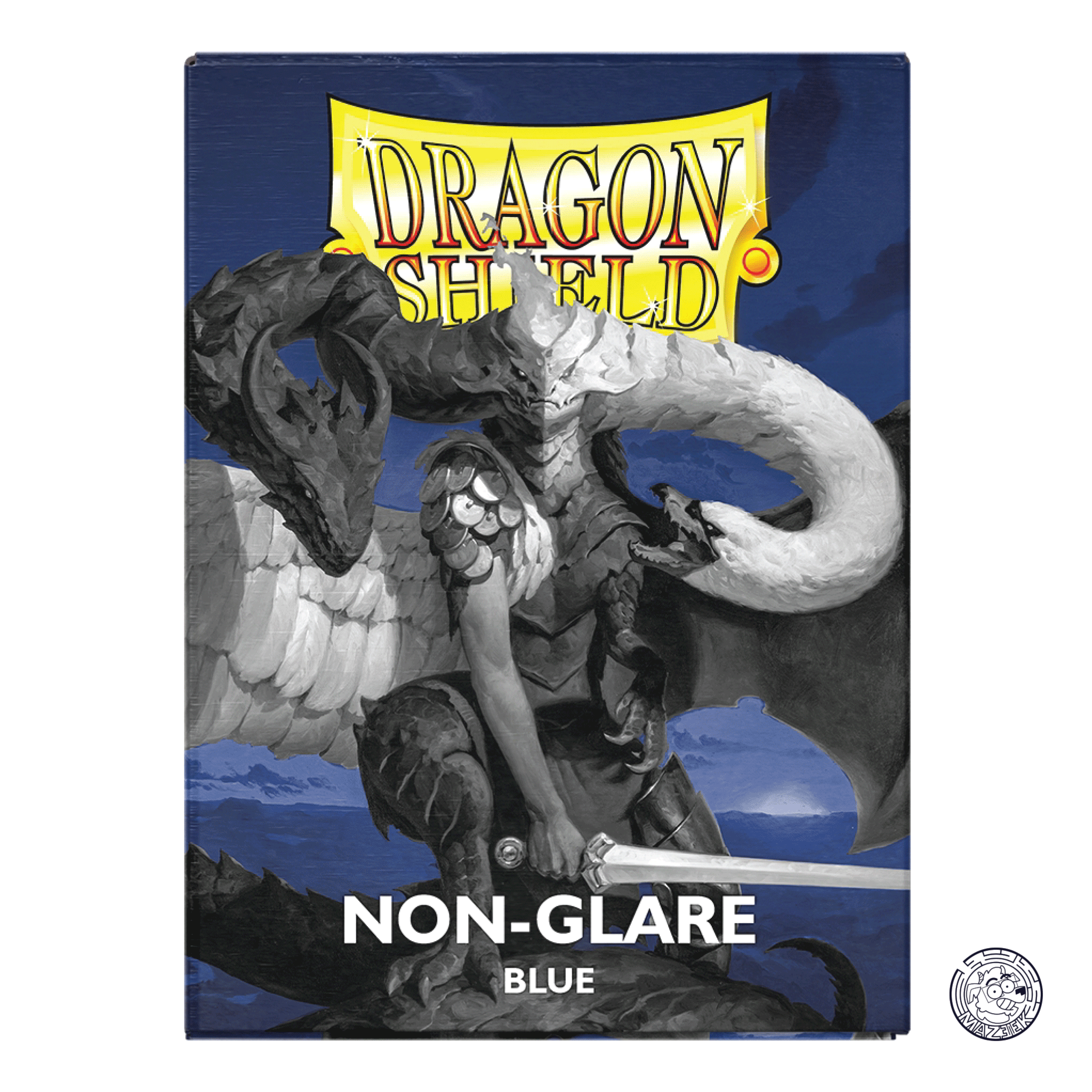 Dragon Shield - 100 Sleeves Matte: Standard Size 66,5x92,5 mm (Non Glare - Blue)