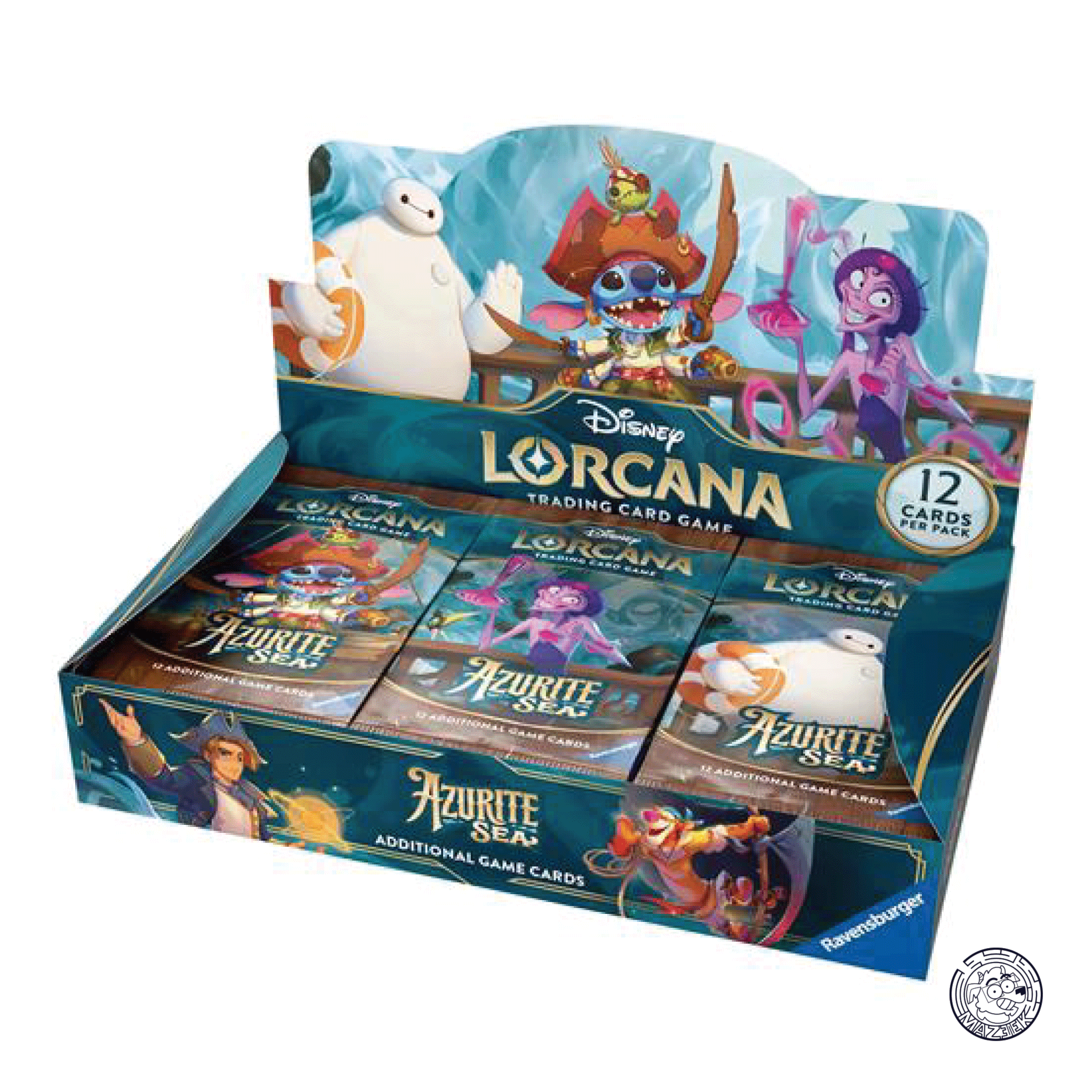 Lorcana! Azurite Sea - Booster Box (24 Packs) ENG