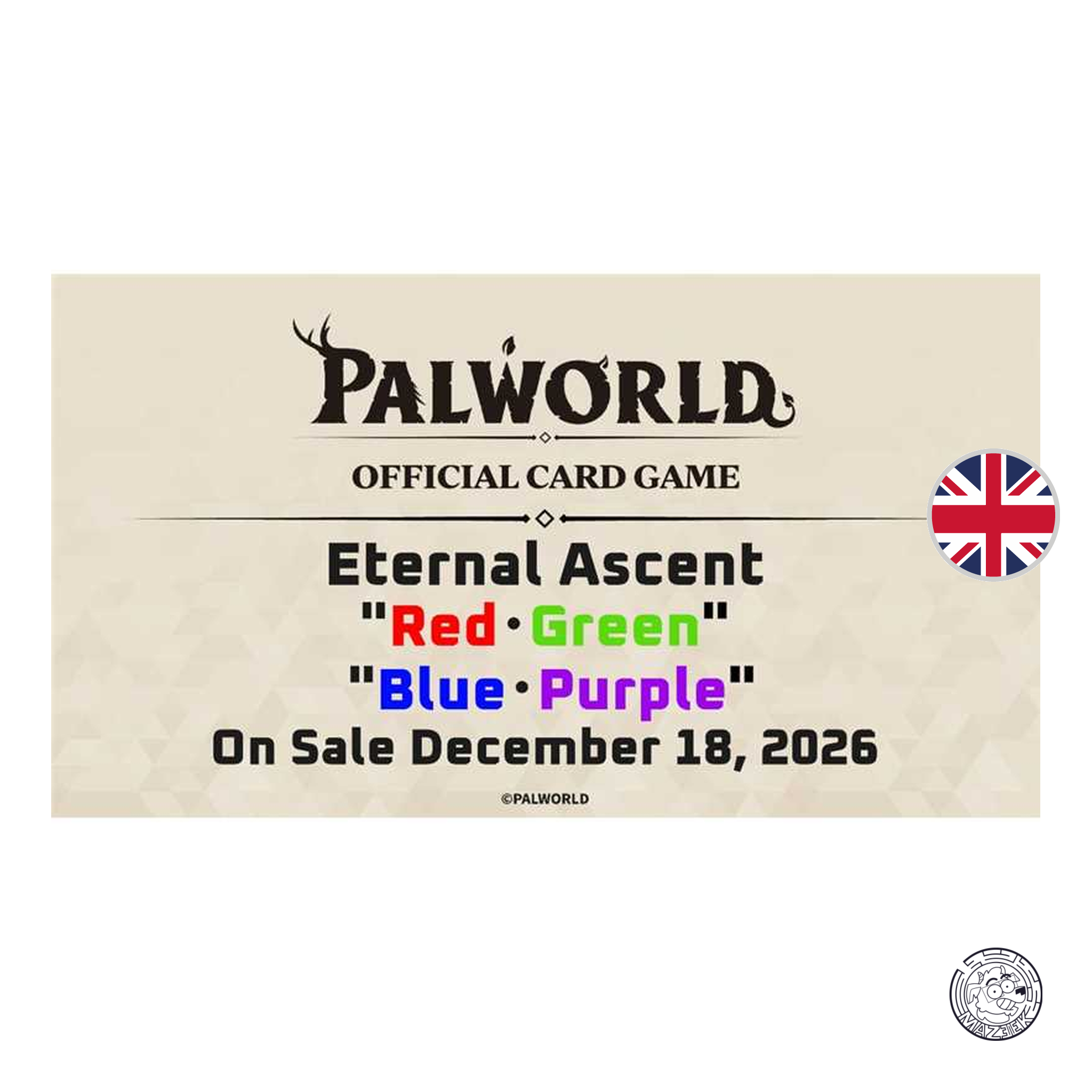 Palworld! Trial deck: TD03 Trial Deck Eternal Ascent Red・Green ENG