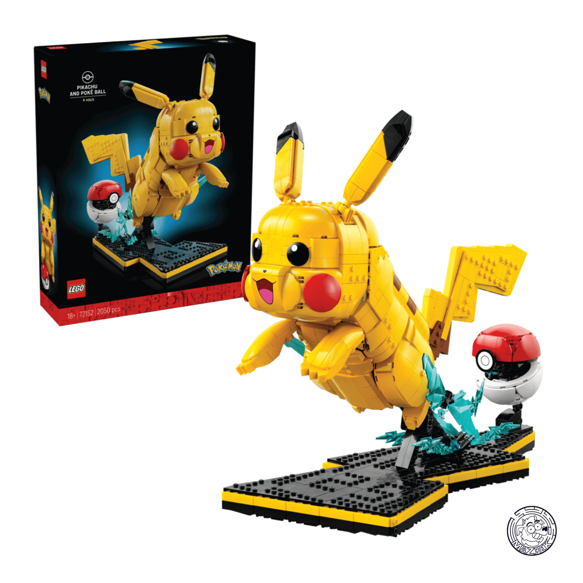 Figure! Lego - POKEMON: Pikachu e Pokeball