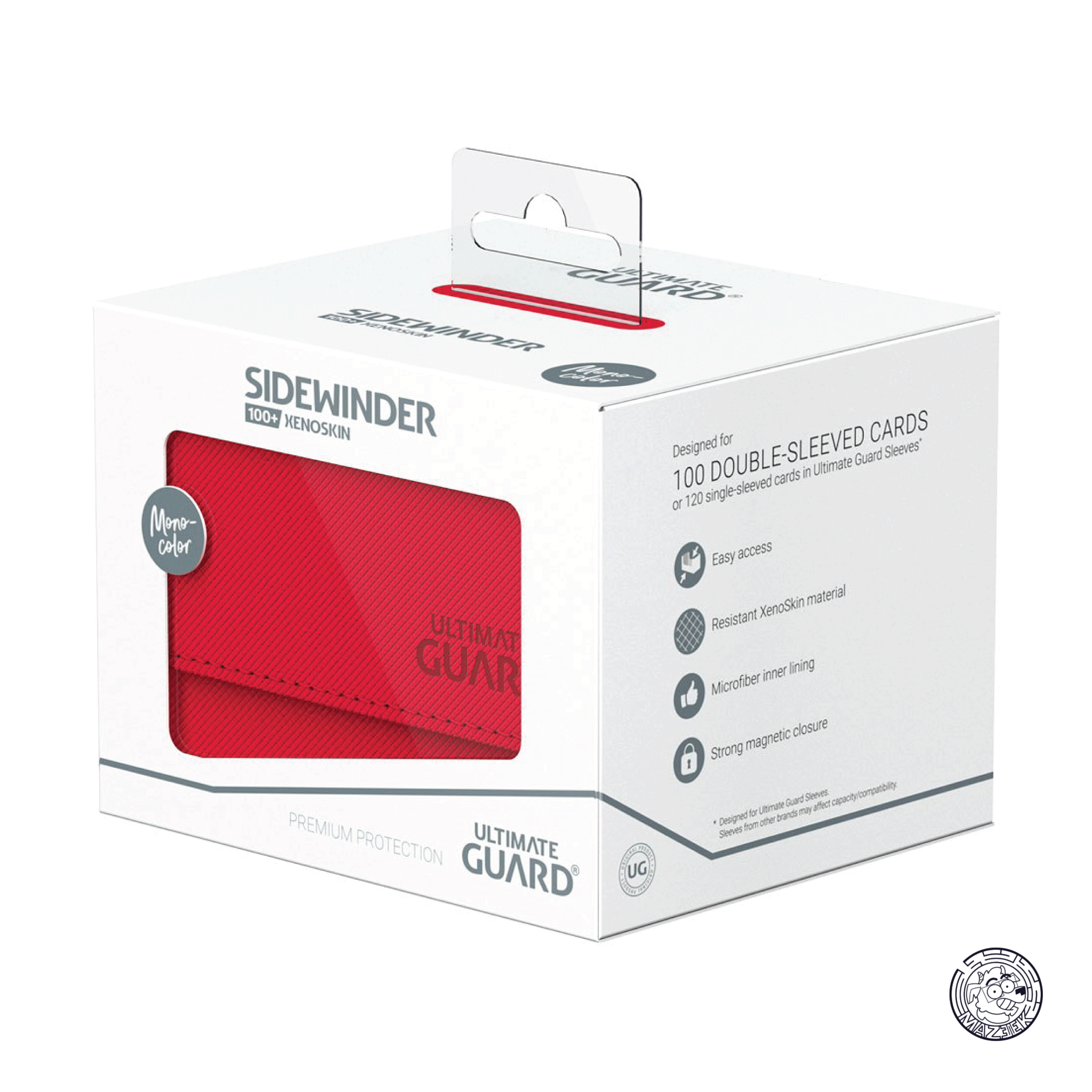 Ultimate Guard - Sidewinder 100+ XenoSkin Monocolor (Red)