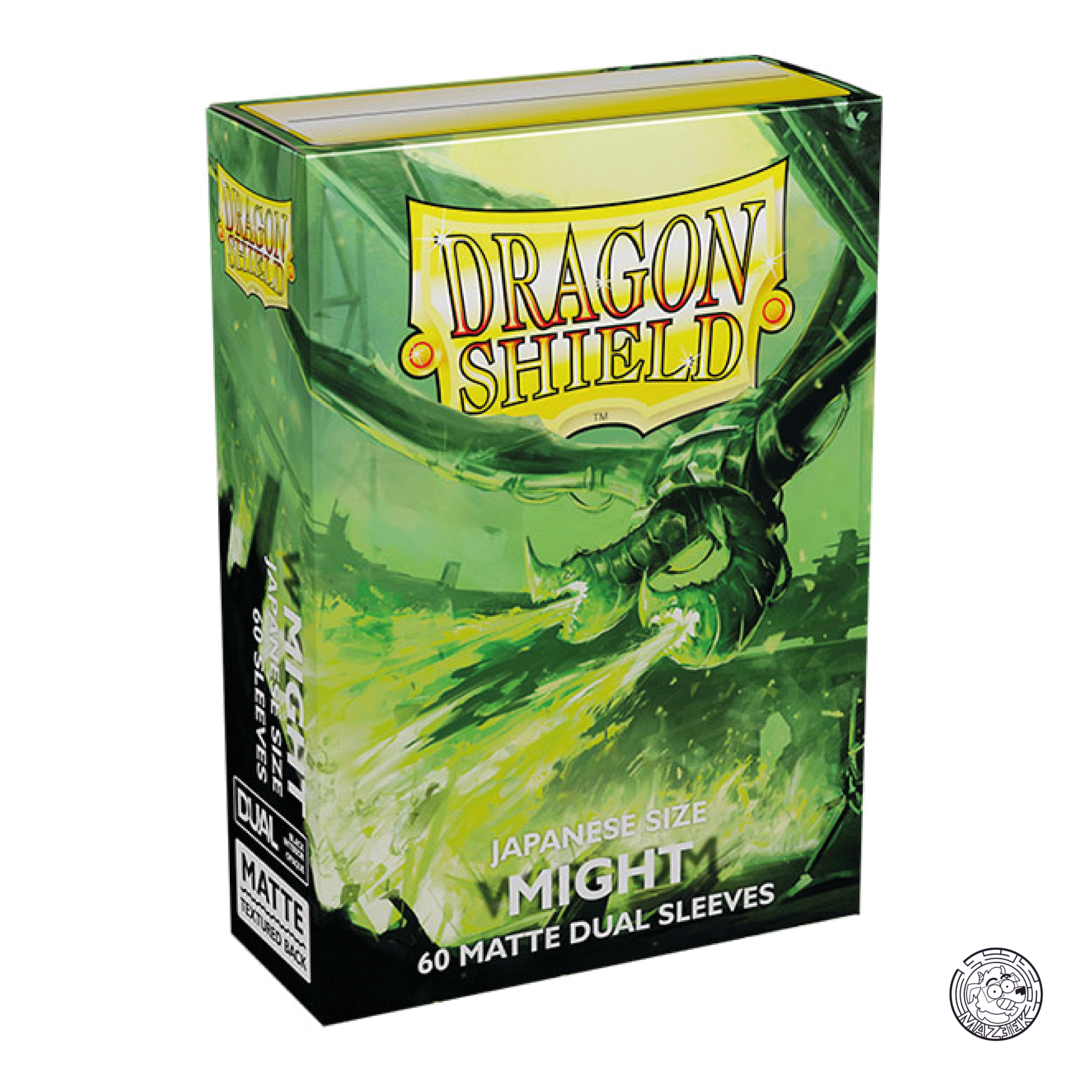 Dragon Shield - 60 Sleeves Matte Dual: Japanese Size 62x89 mm (Might)