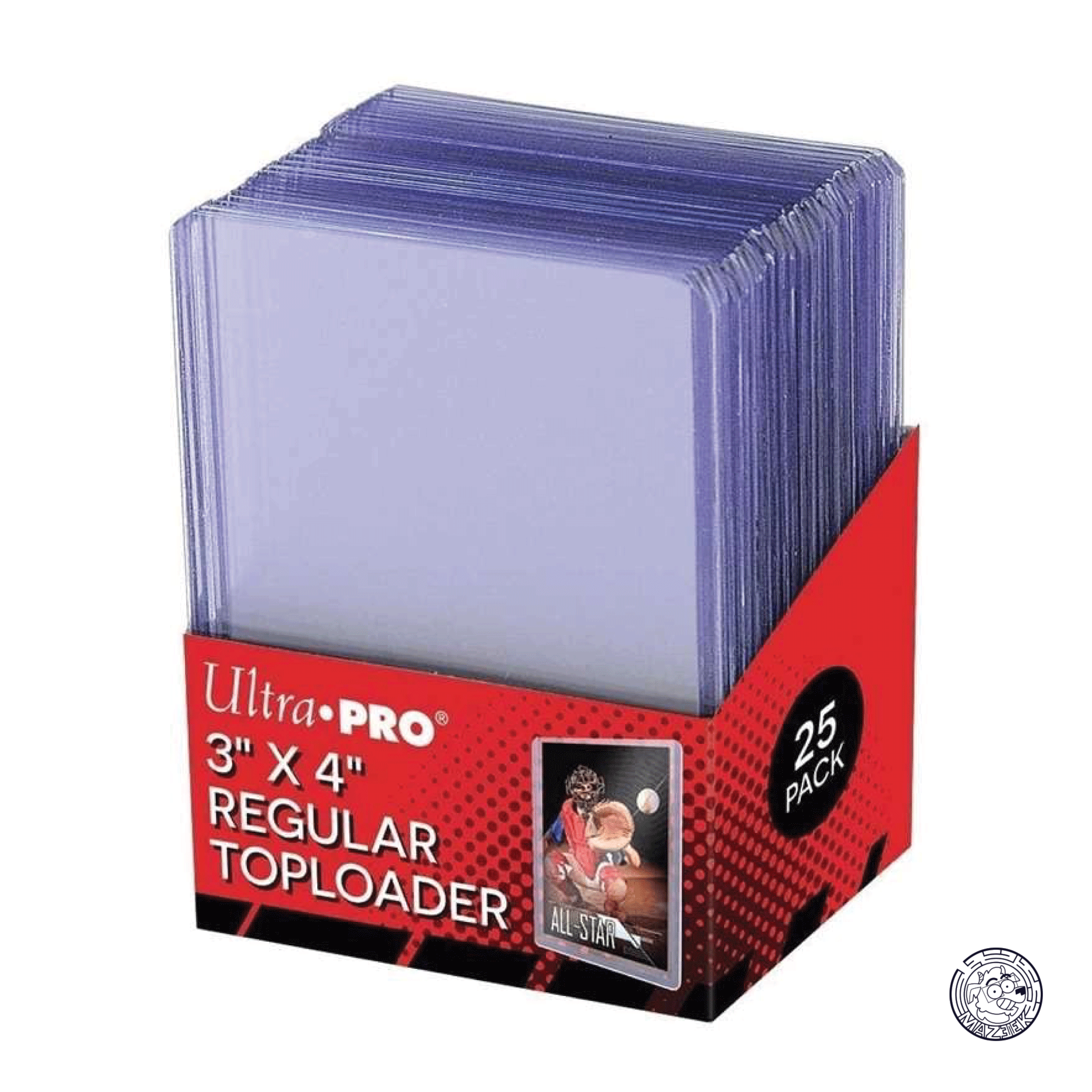 Ultra Pro - Toploader Bordo Trasparente 3" x 4" Clear Regular (25 Pcs)