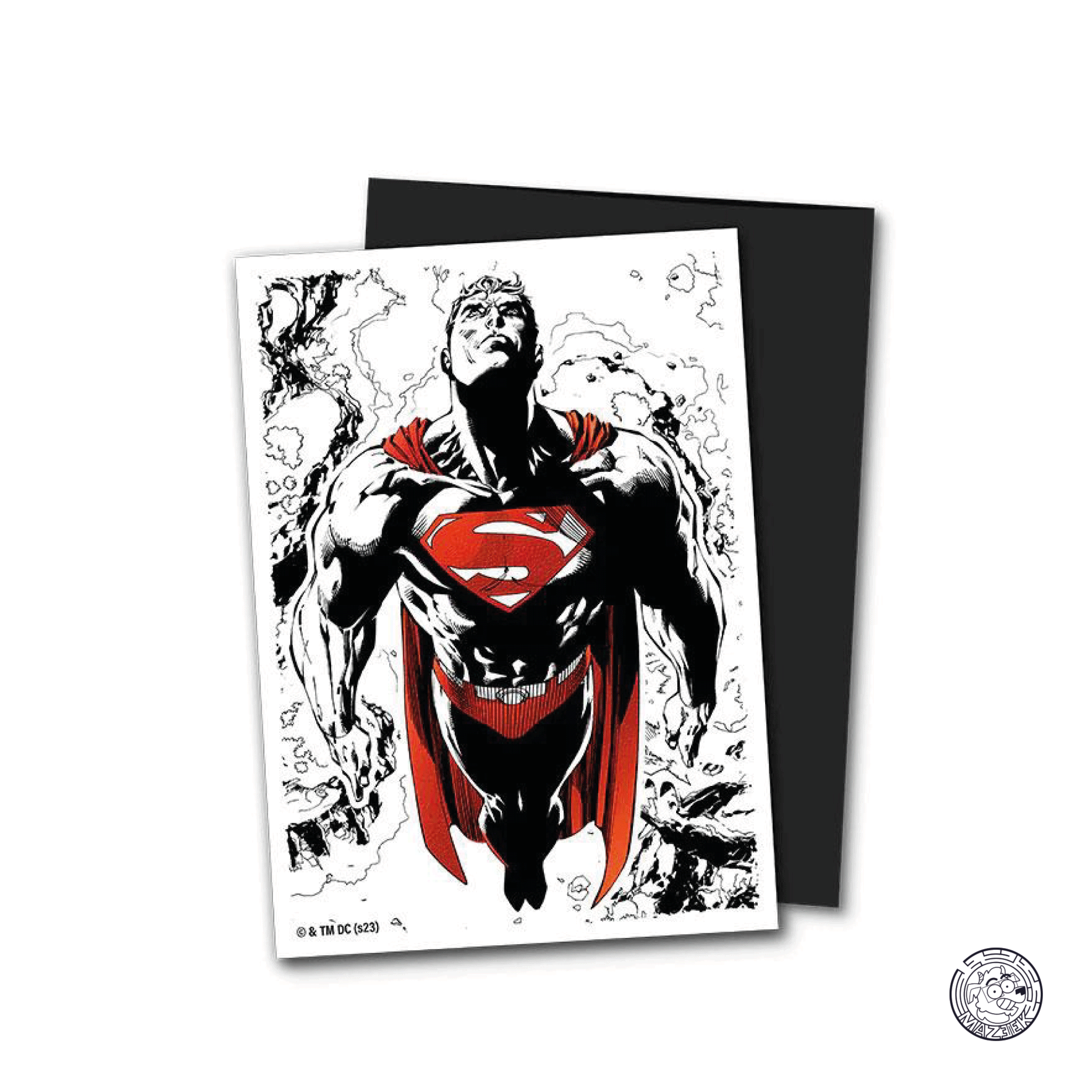 Dragon Shield - 100 Sleeves Matte: Standard Size 66,5x92,5 mm (Superman Core Red/White Variant)