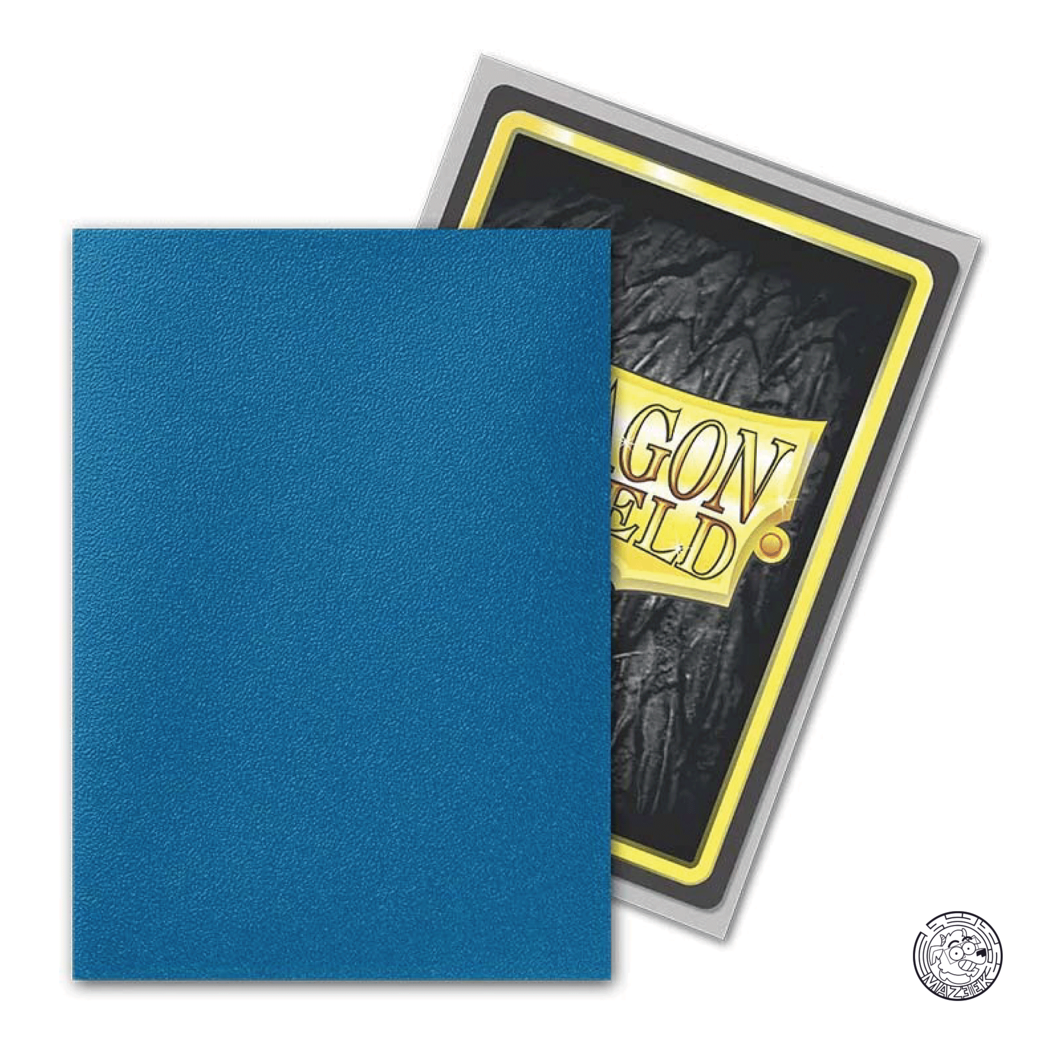 Dragon Shield - 100 Sleeves Matte Dual Special Editionn: Standard Size 66,5x92,5 mm (Cobalt/Silver)