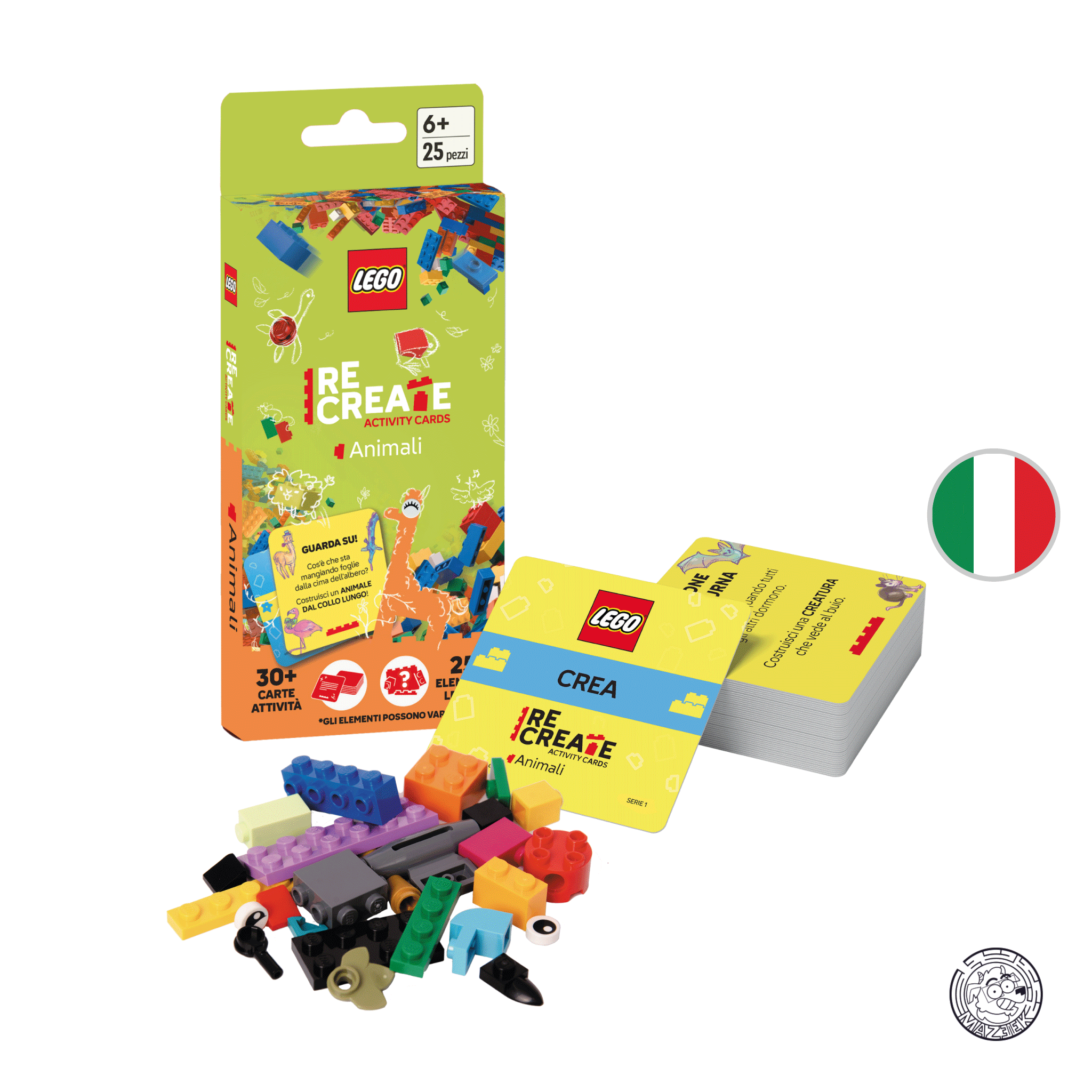 Lego Recreate - Activity Cards - Animali - Prima Release