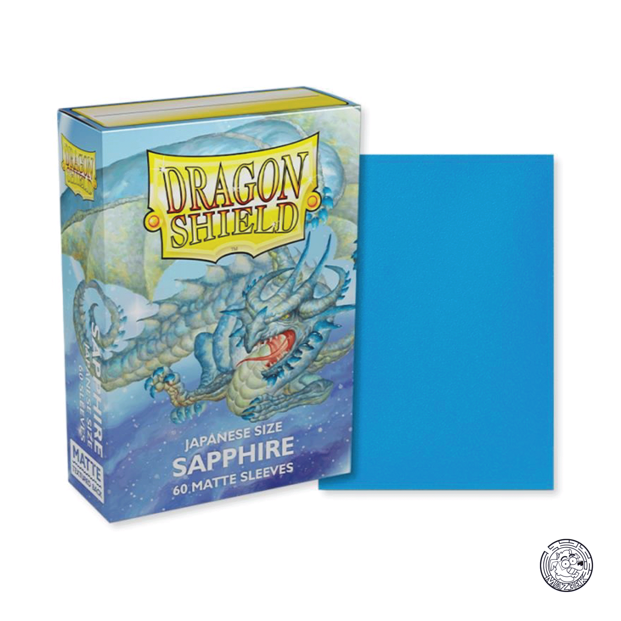 Dragon Shield - 60 Sleeves Matte: Japanese Size 62x89 mm (Sapphire)