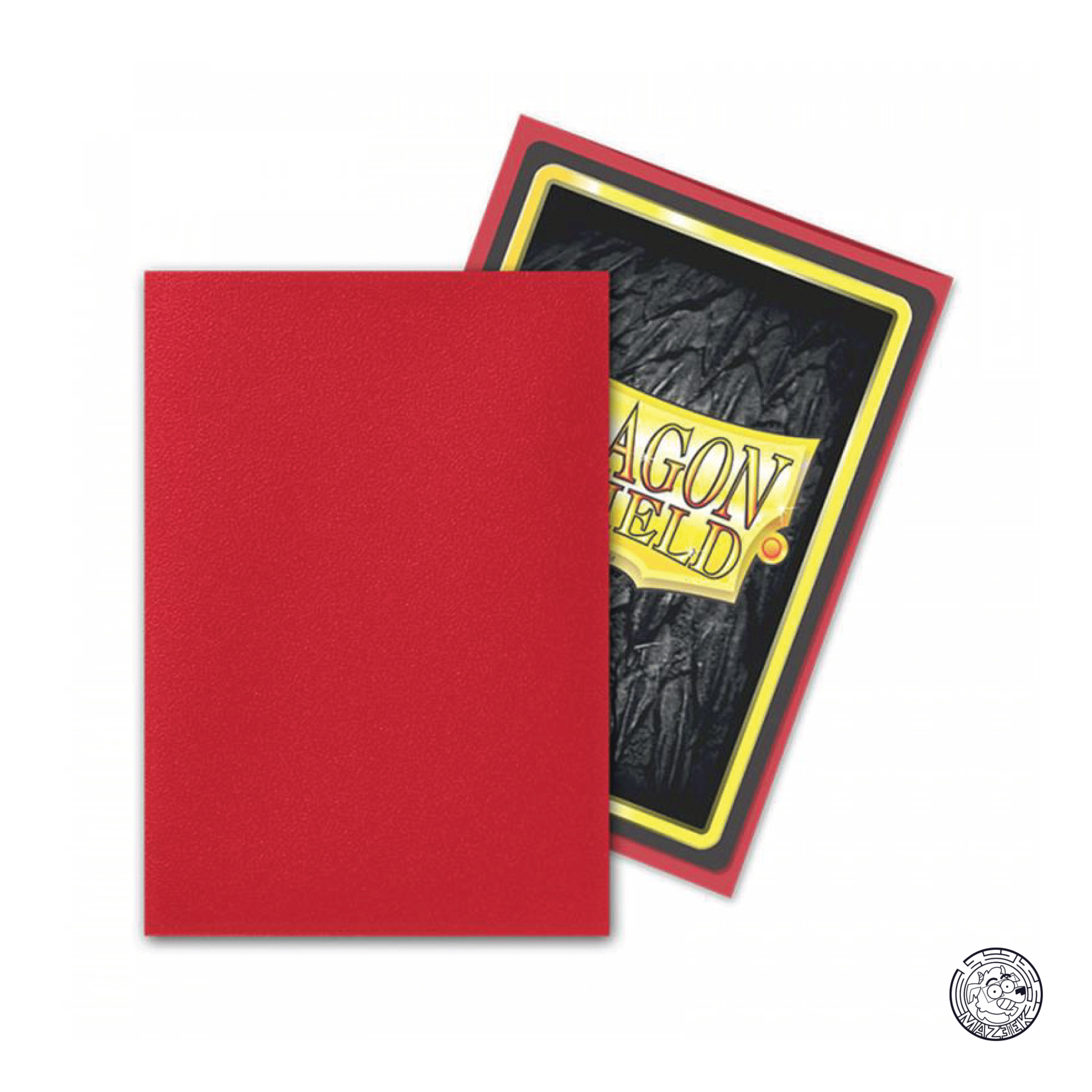 Dragon Shield - 60 Sleeves Matte: Japanese Size 62x89 mm (Ruby)