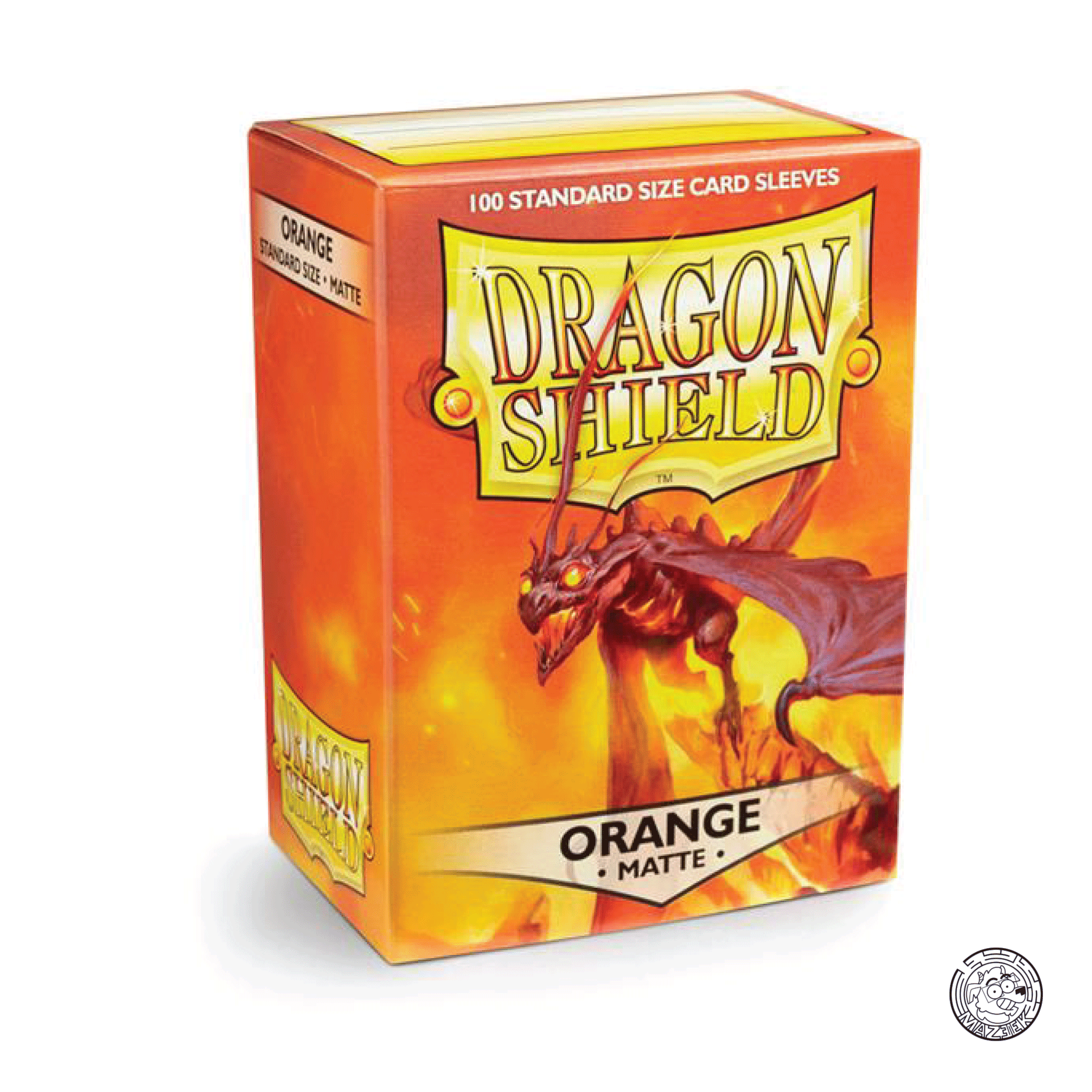 Dragon Shield - 100 Sleeves Matte: Standard Size 66,5x92,5 mm (Orange)