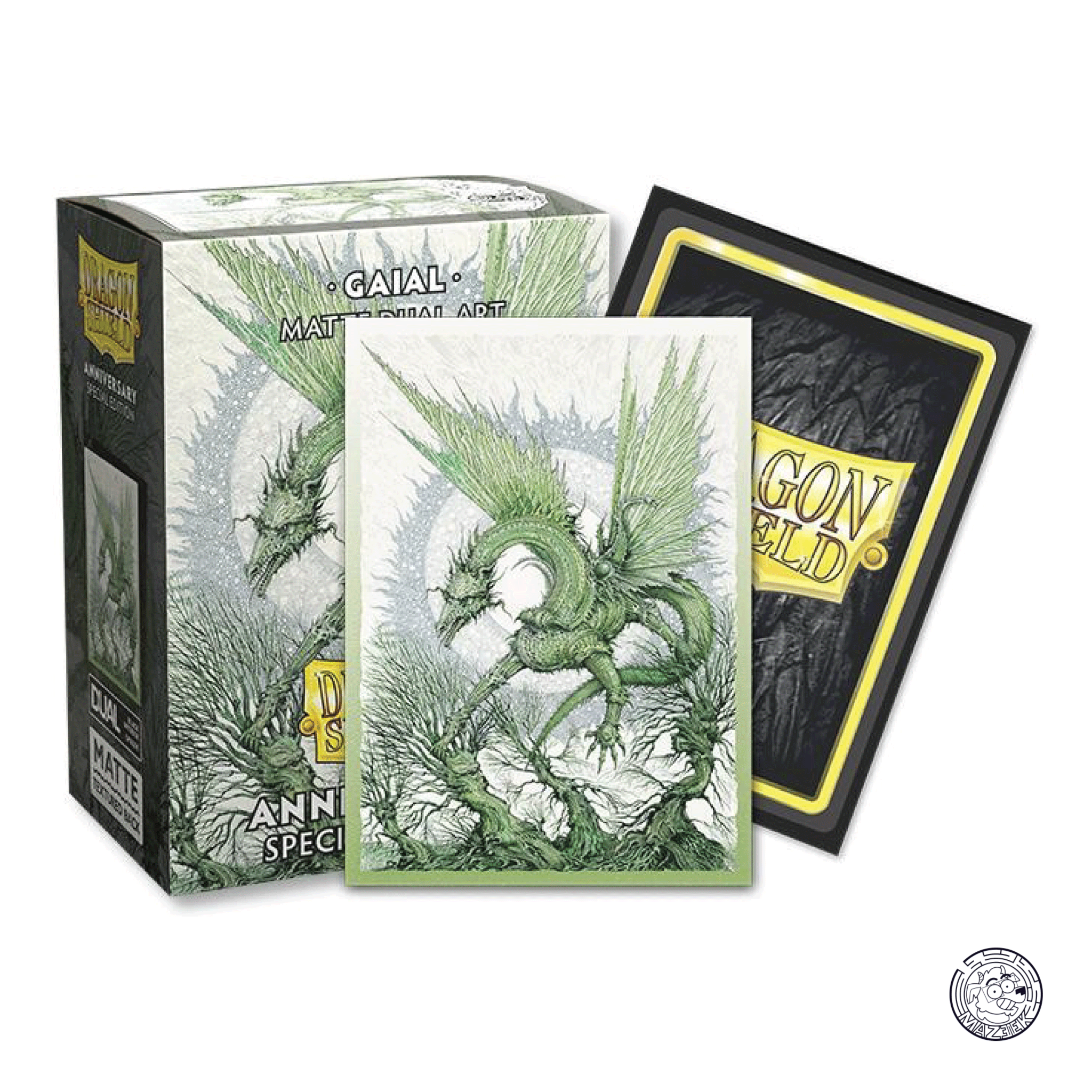 Dragon Shield - 100 Sleeves Matte Dual Archive Reprint: Standard Size 66,5x92,5 mm (Gaial)