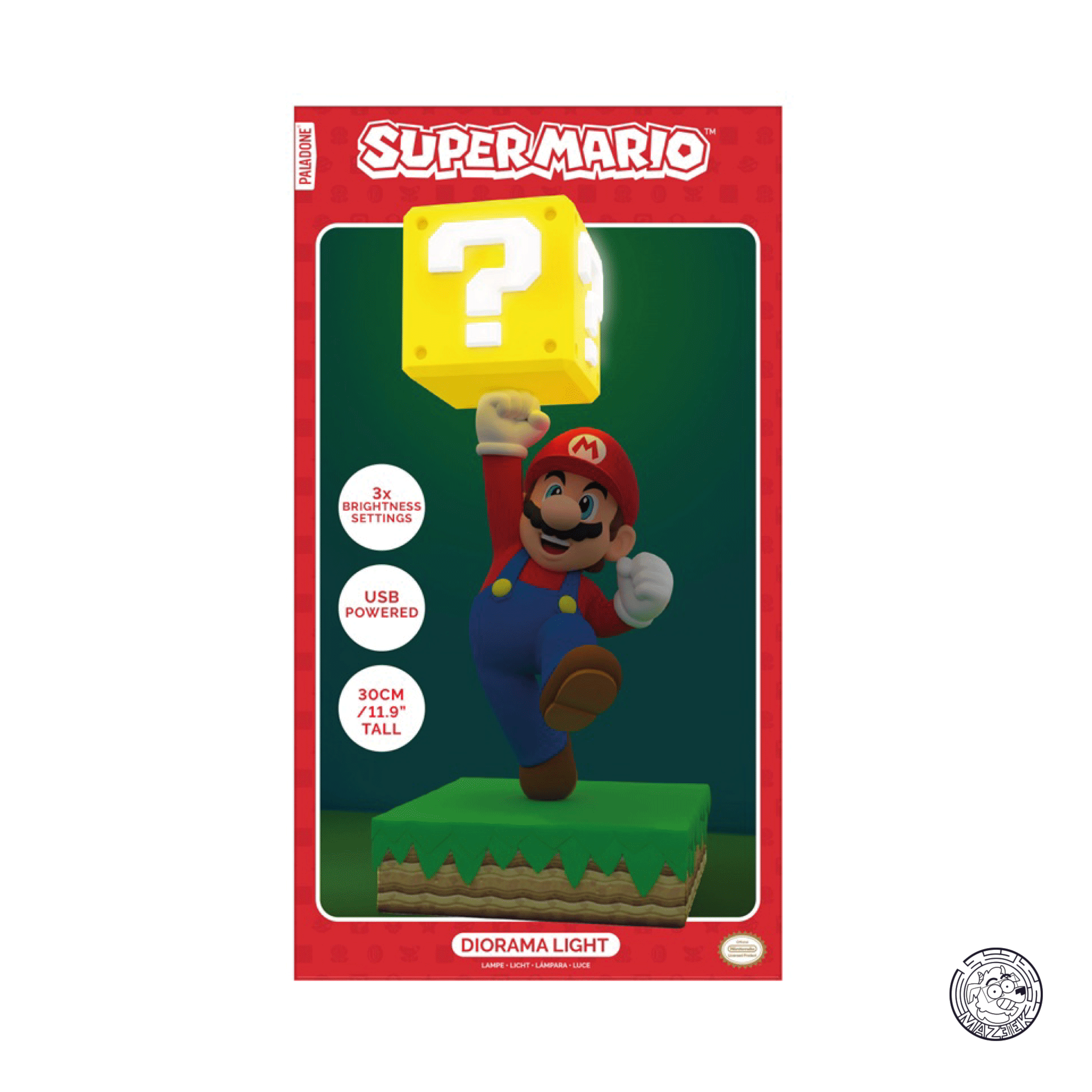 Lampada - SUPER MARIO - Lamp Diorama 13,78inch - 35cm