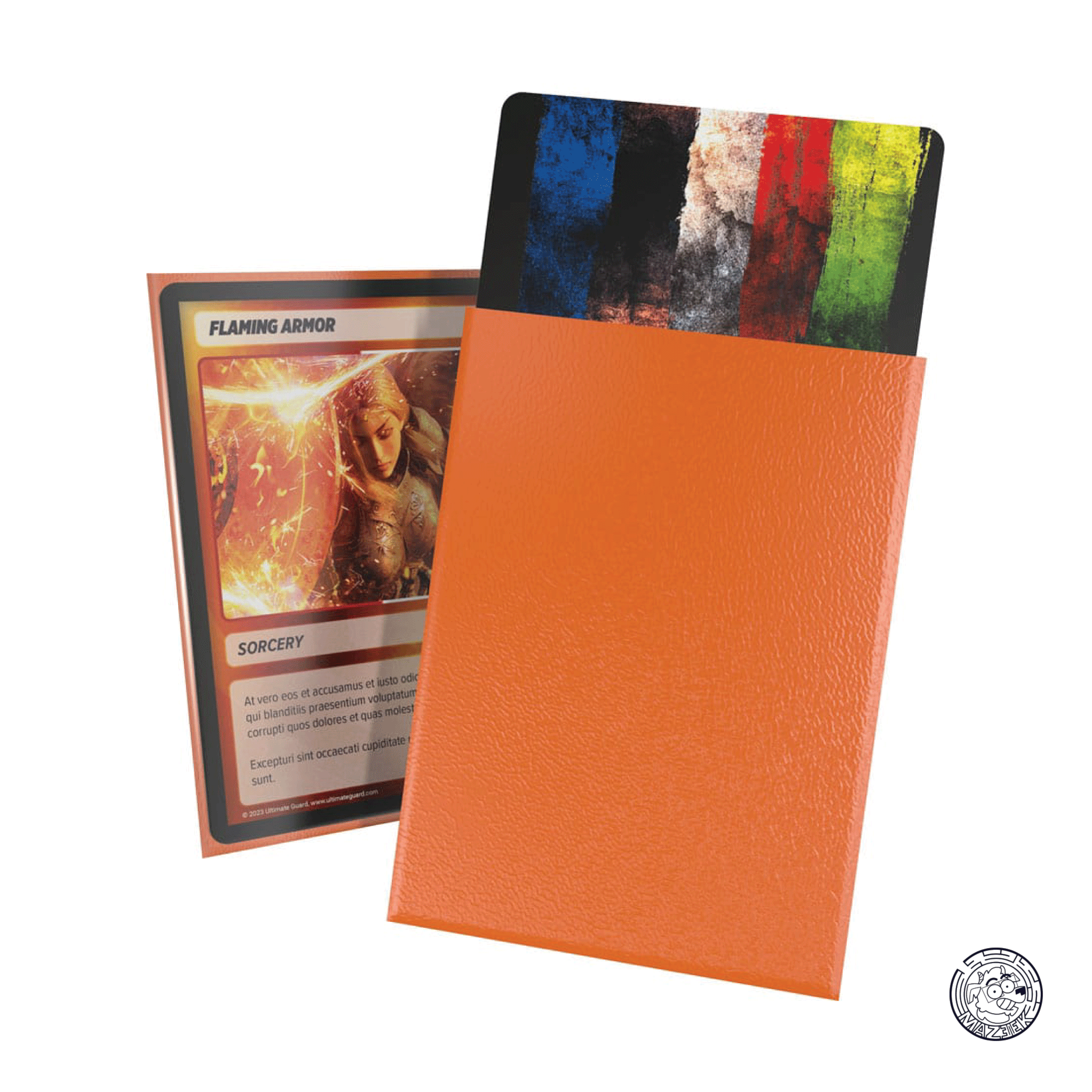 Ultimate Guard - 100 Sleeves Cortex Matte: Standard Size 66x91 mm (Orange)