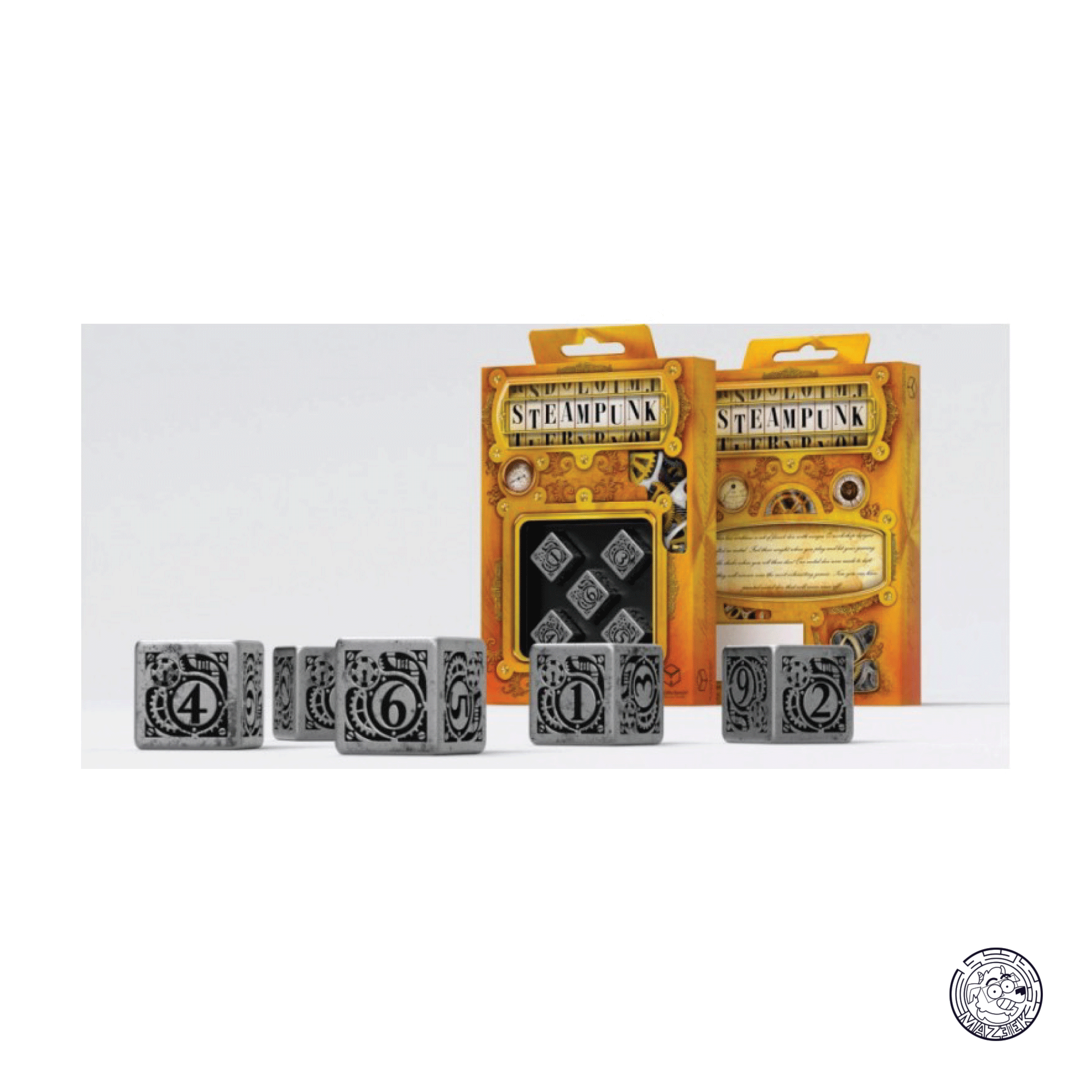 Dadi: Metal Steampunk Dice Set D6