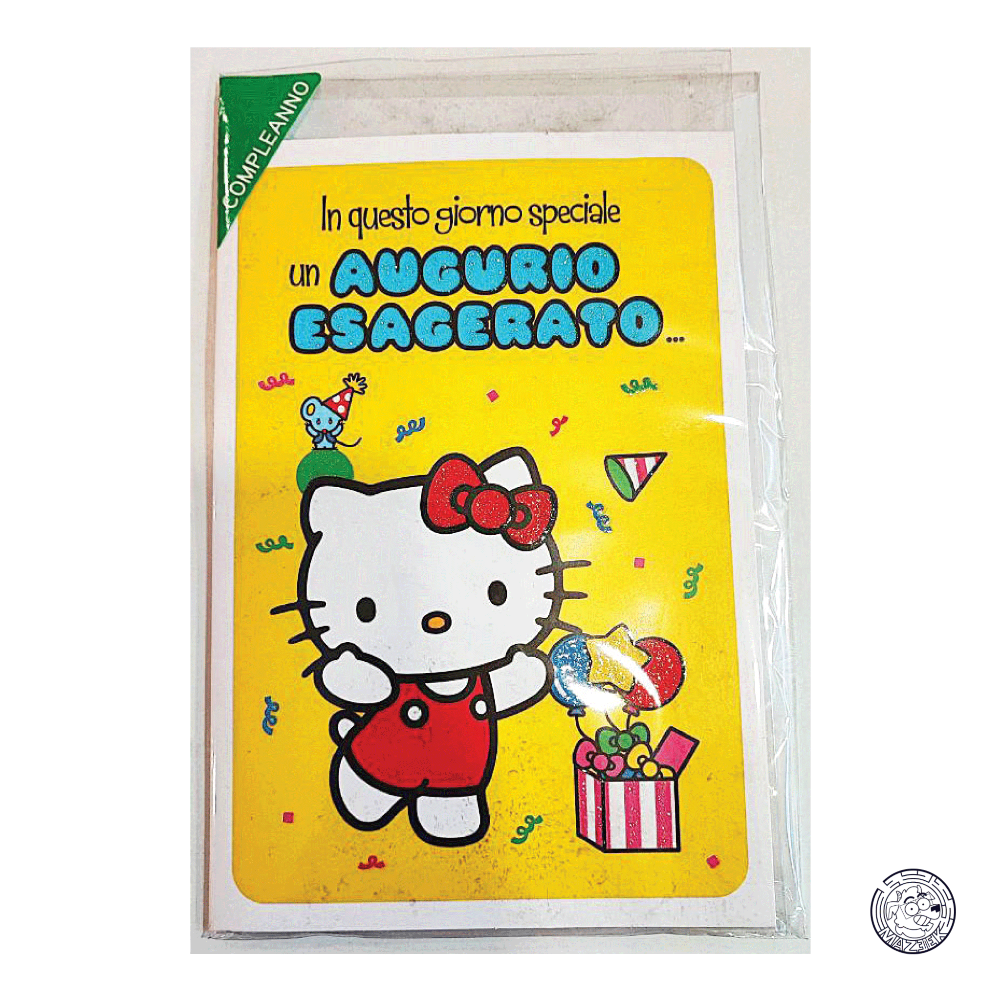 Bigliettino Regalo - Hello Kitty: In questo Giorno Speciale un Augurio Esagerato...