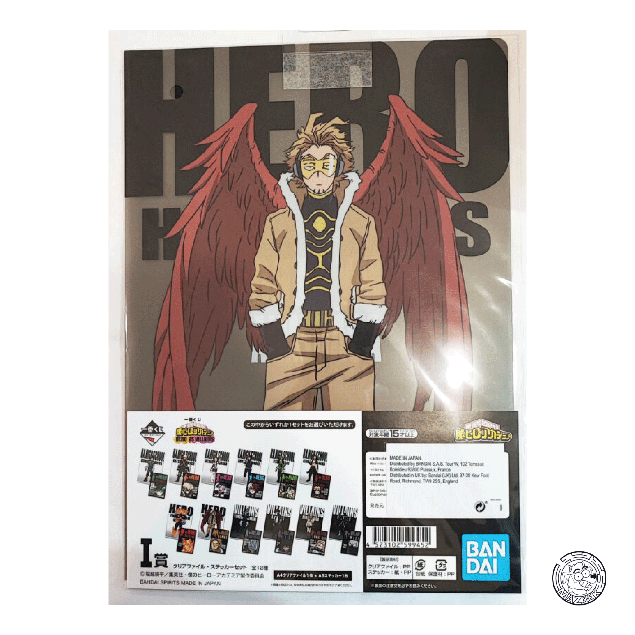 Cartellina con Sticker My Hero Academia: Keigo Takami (Hawks)