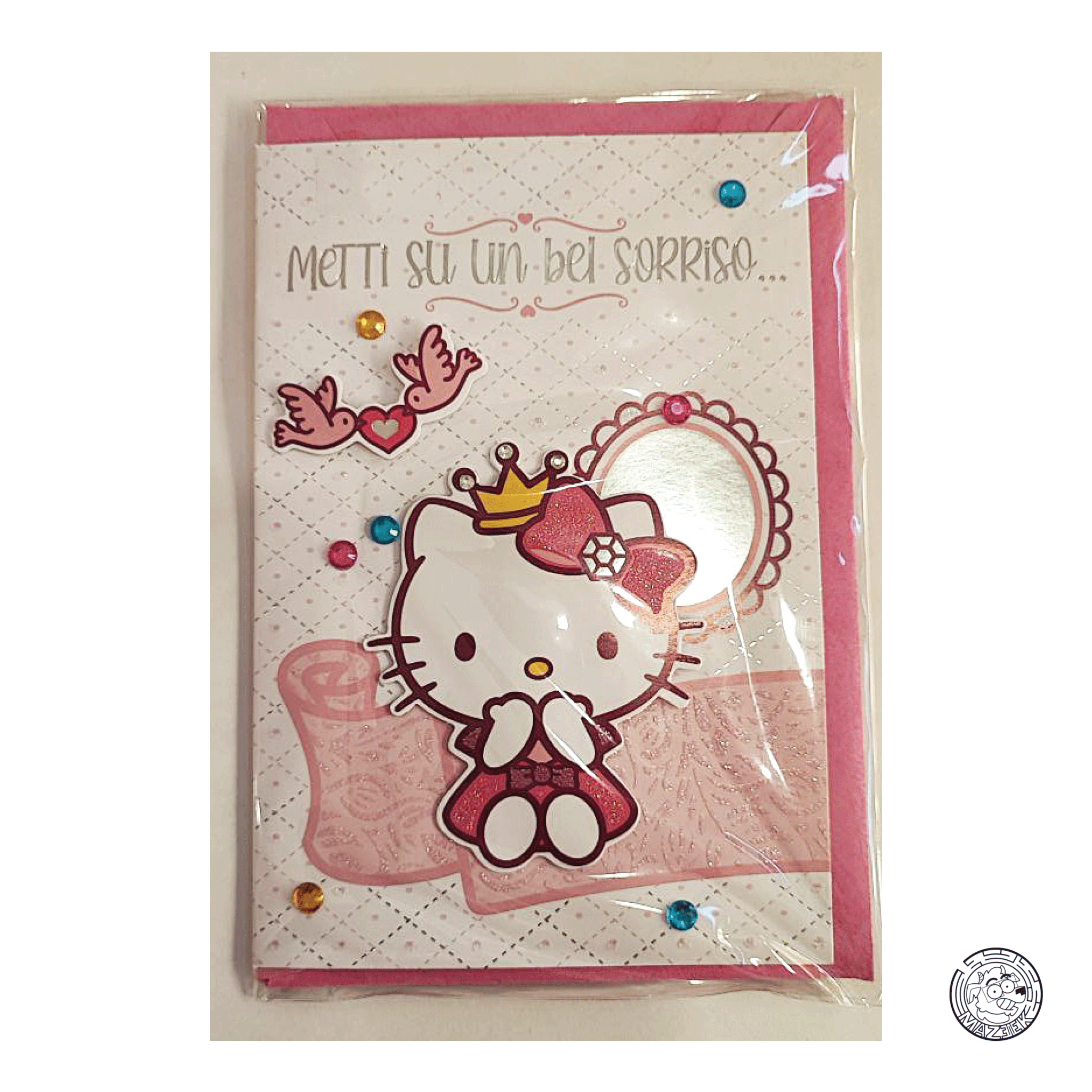 Bigliettino Regalo - Hello Kitty: Metti su un bel Sorriso