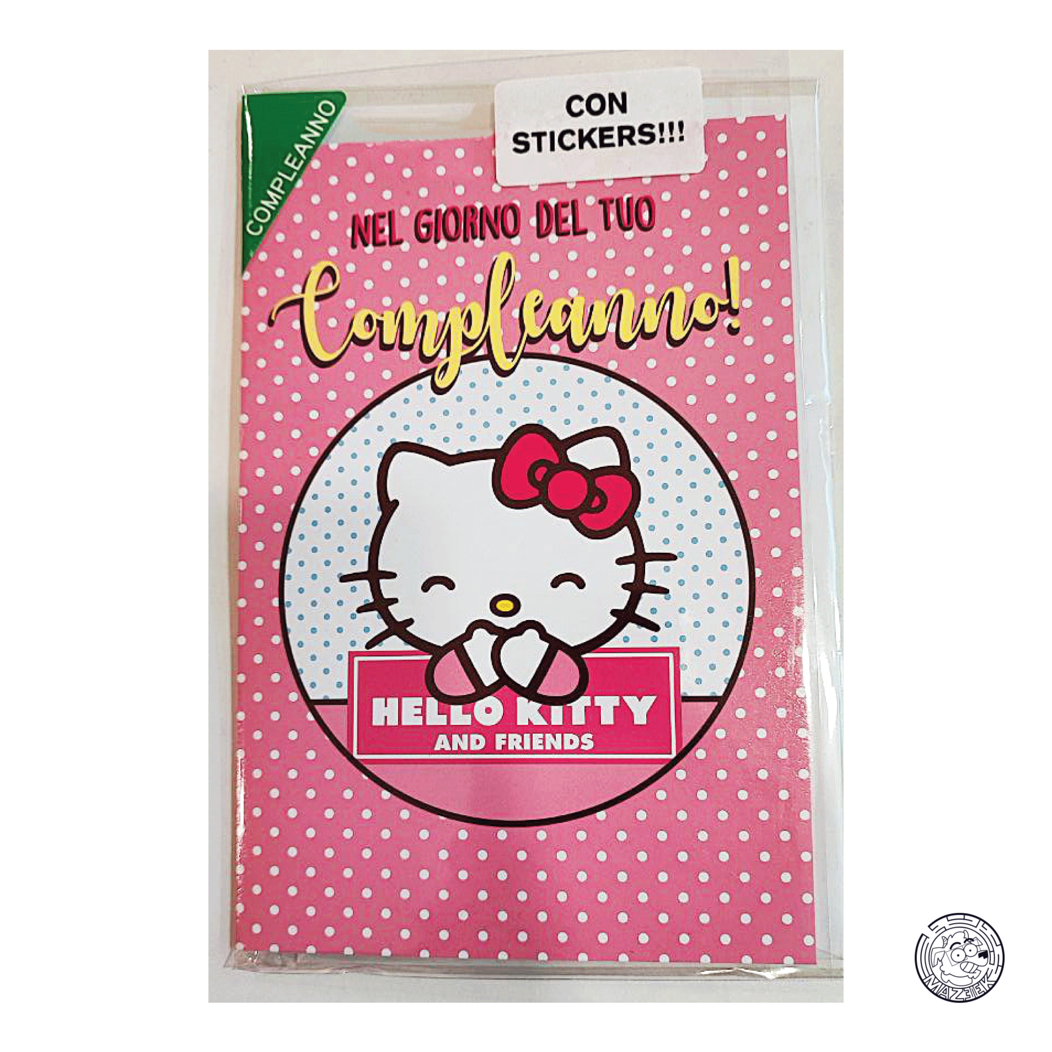 Bigliettino Regalo con Stickers - Hello Kitty: Nel Giorno del tuo Compleanno