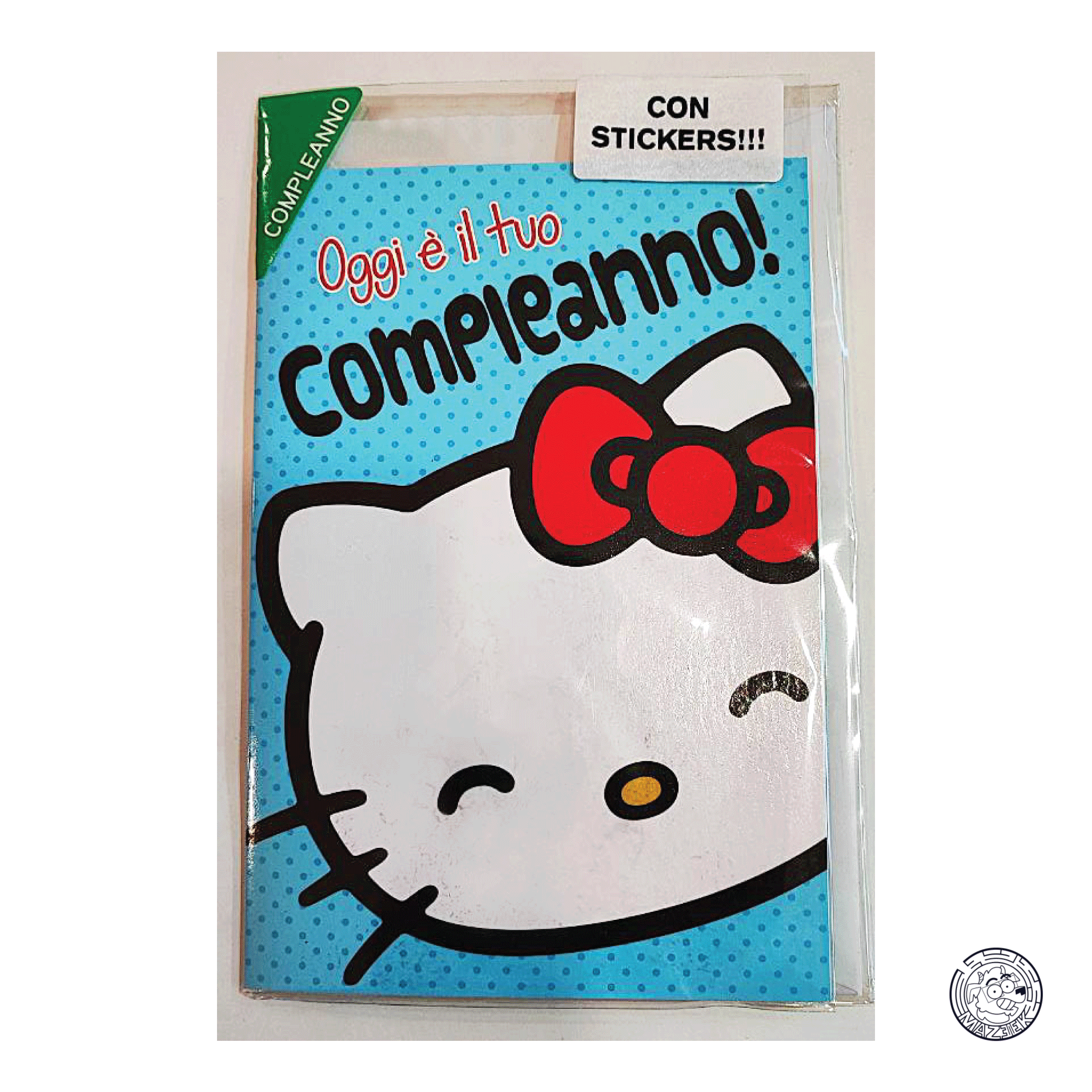 Bigliettino Regalo con Stickers - Hello Kitty: Oggi è il tuo Compleanno!